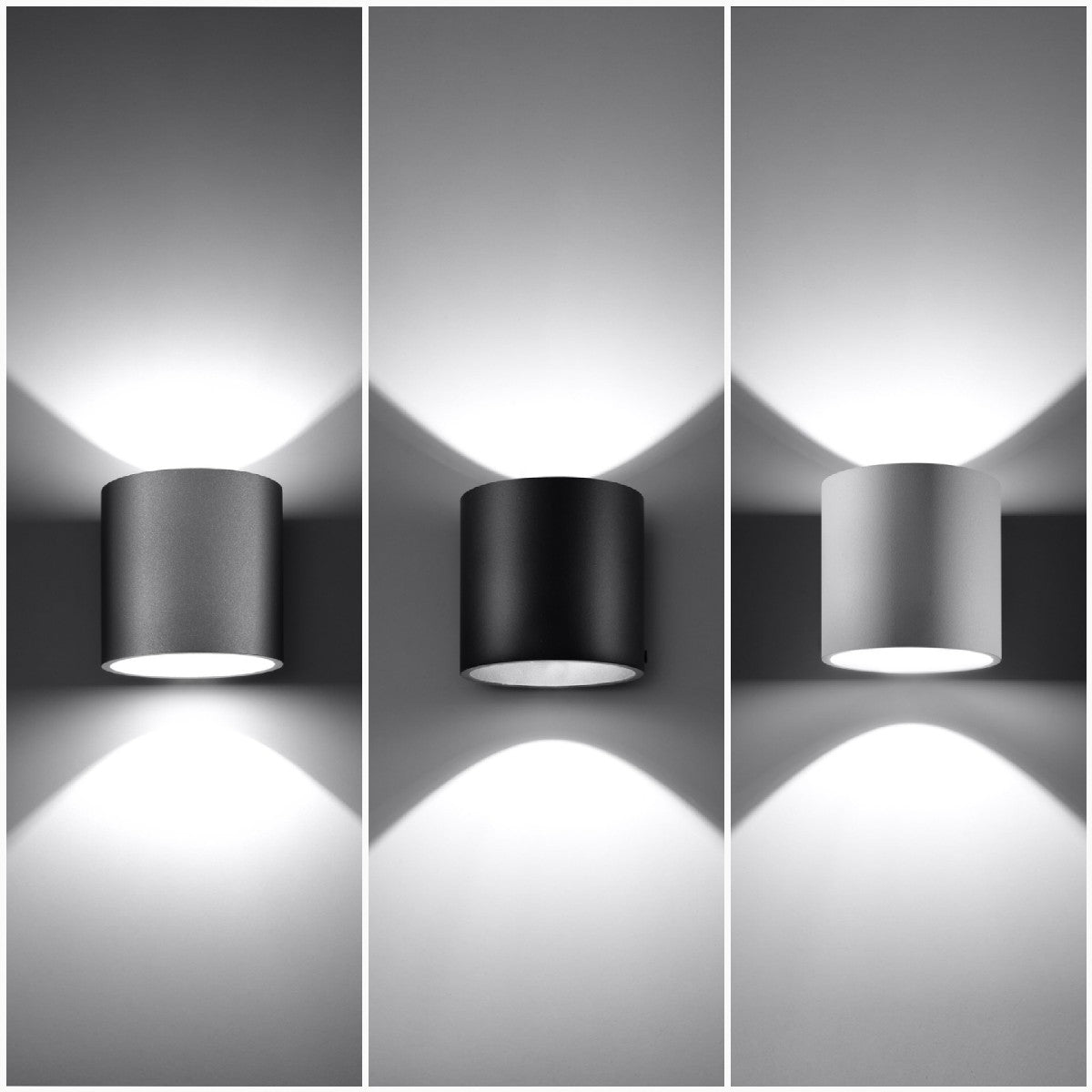 Wall lamp ORBIS 1 grey