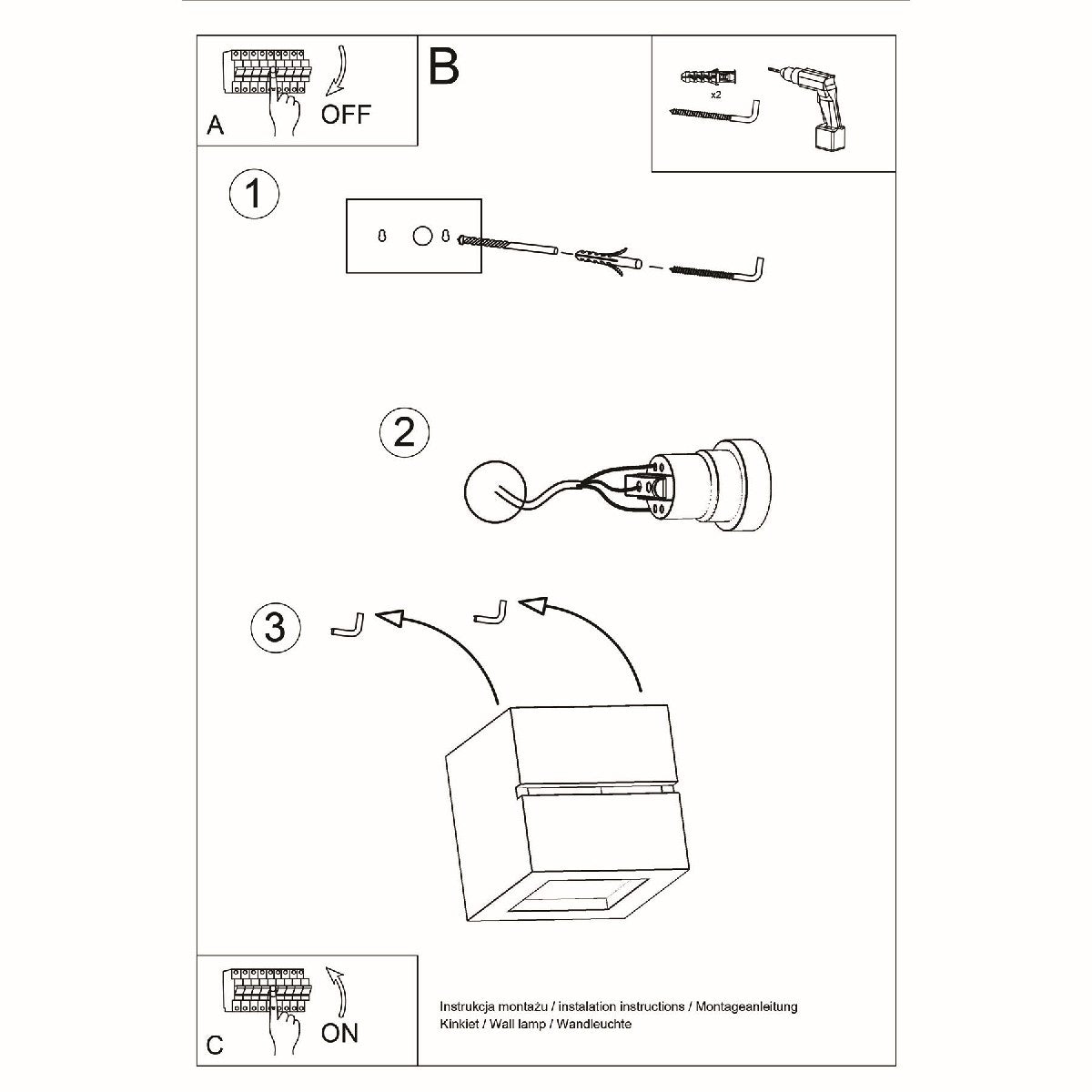 Wall lamp ceramic LEO LINE