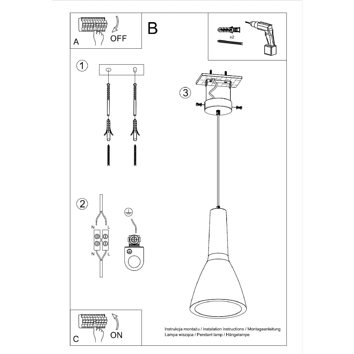 Pendant lamp EMPOLI