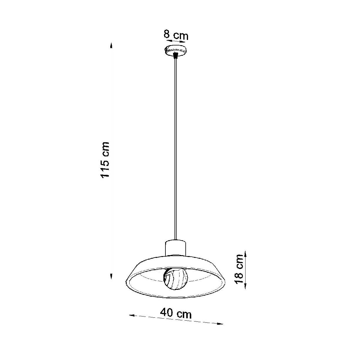 Pendant lamp AFRA