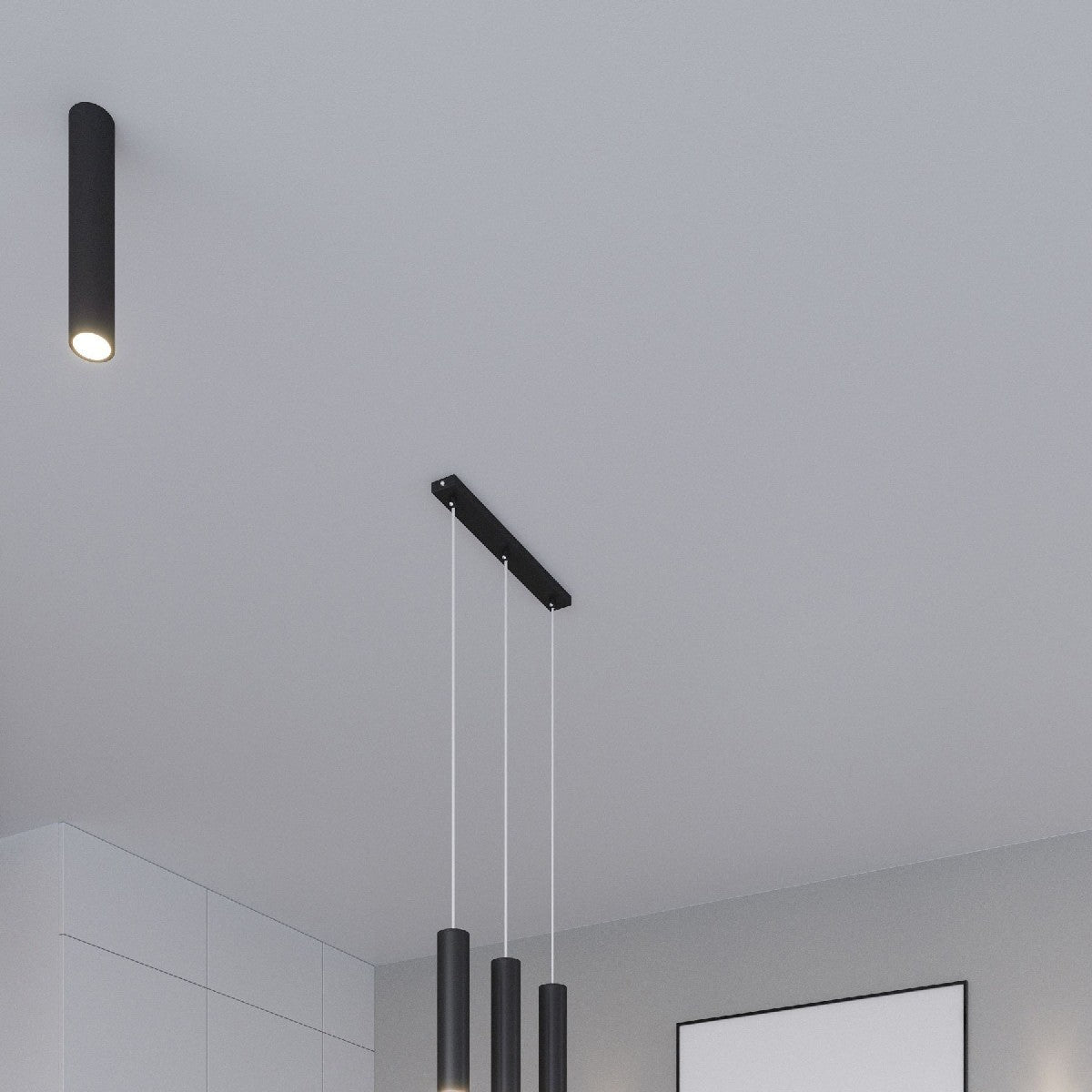 Pendant lamp LAGOS 1 black