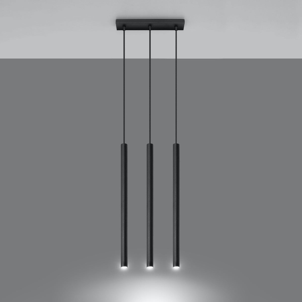 Pendant lamp PASTELO 3 black