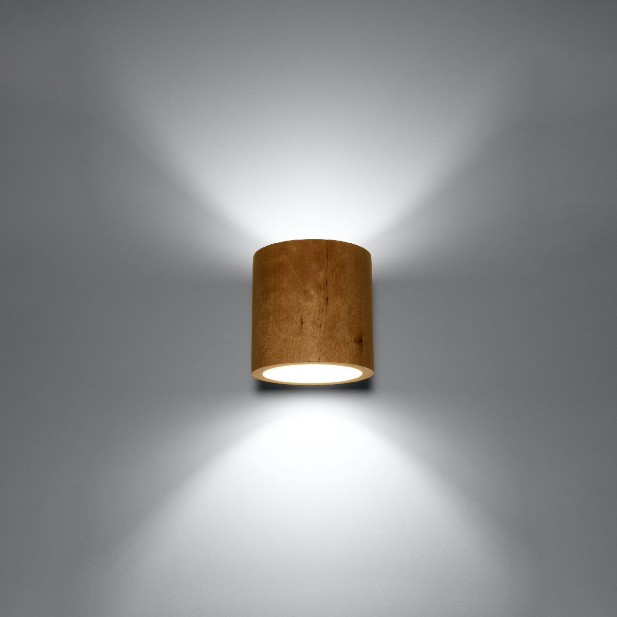 Wall lamp ORBIS natural wood