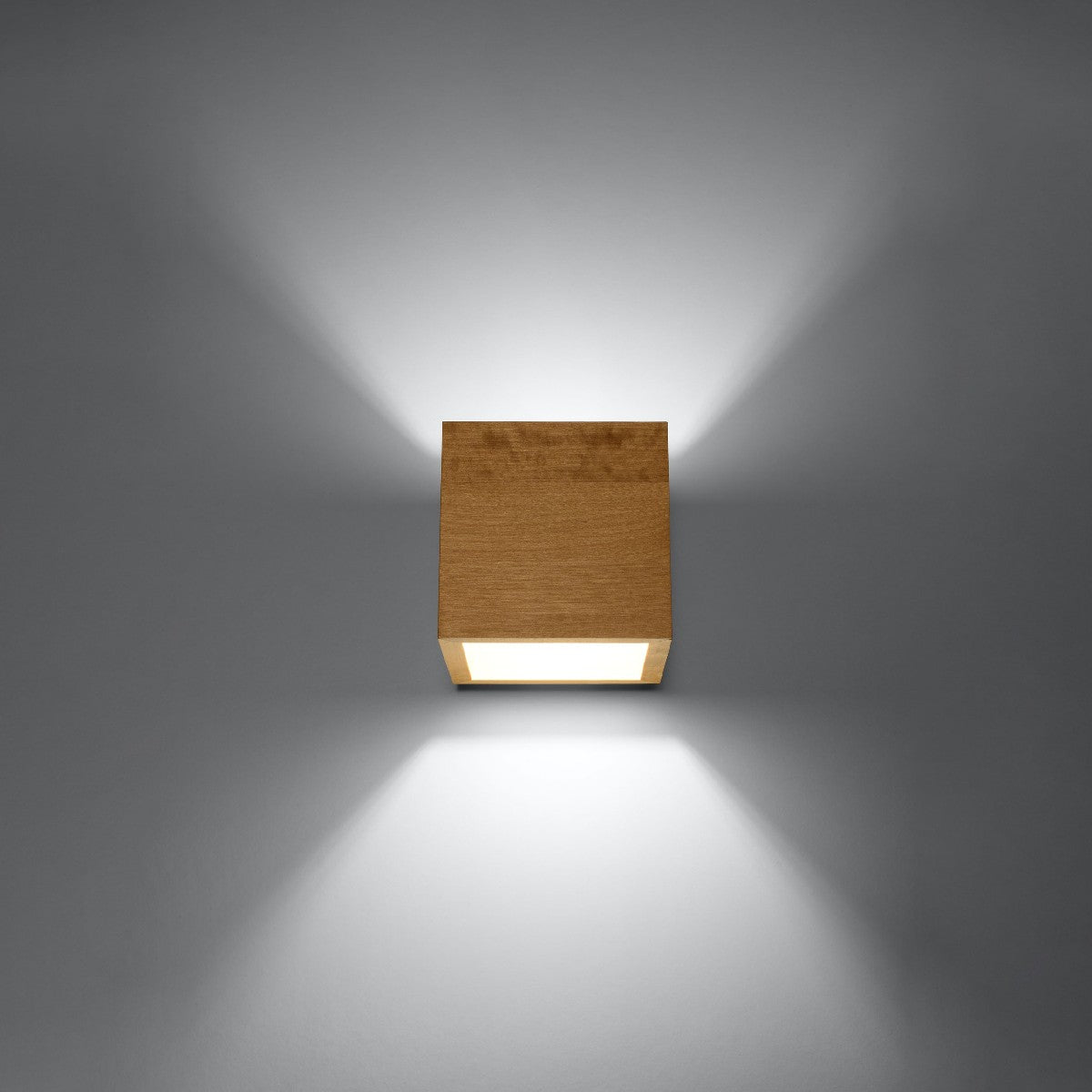 Wall lamp QUAD natural wood