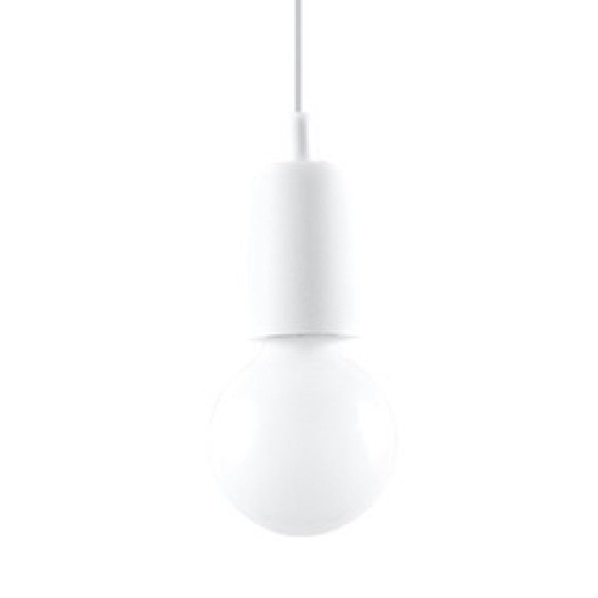 Pendant lamp DIEGO 1 white