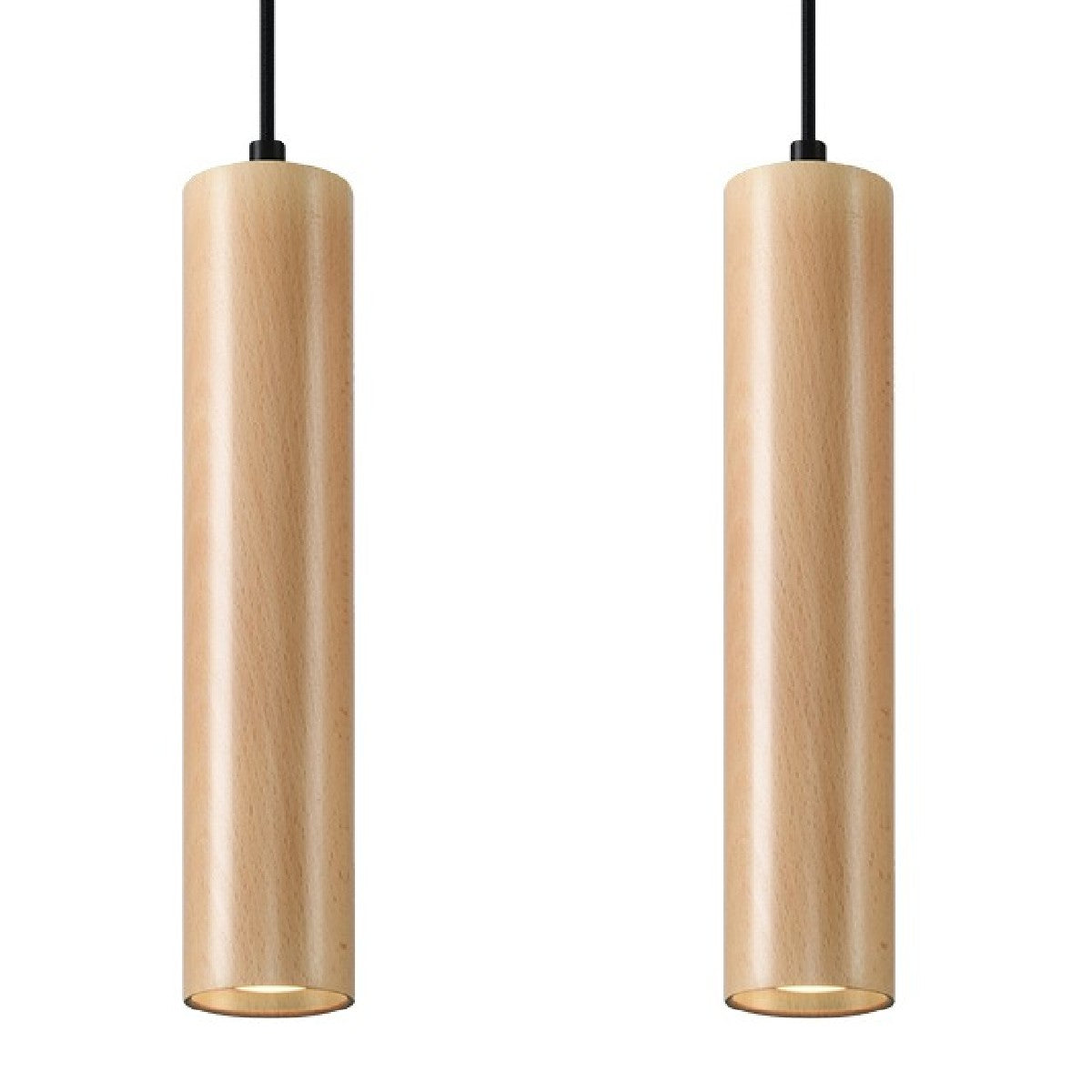 Pendant lamp LINO 2 wood