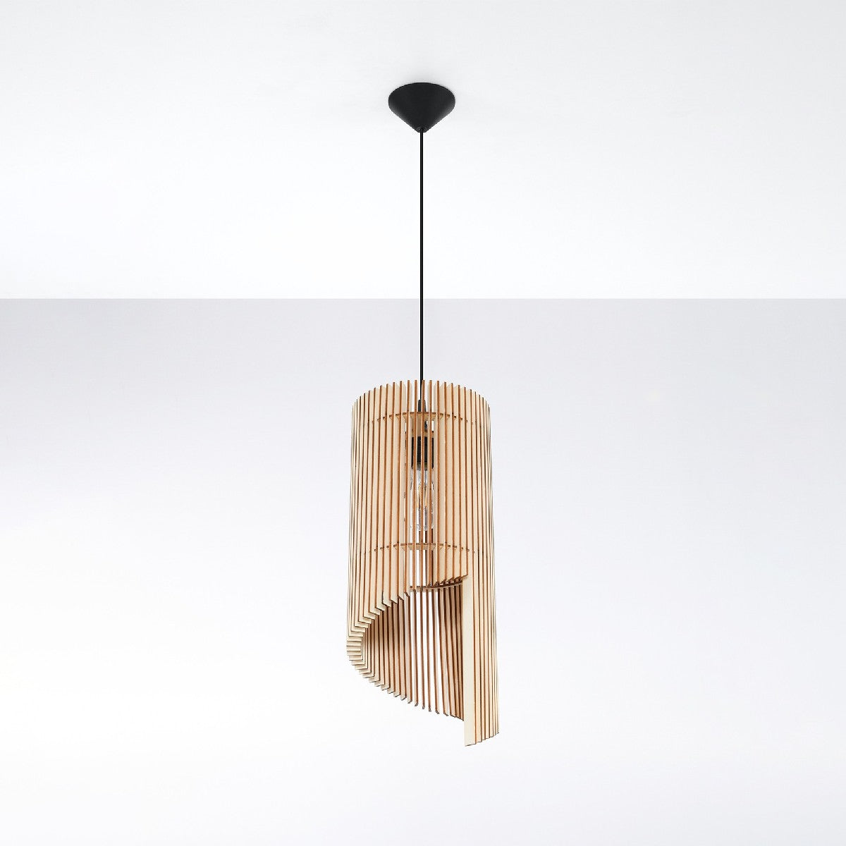 Pendant lamp ALEXIA wood