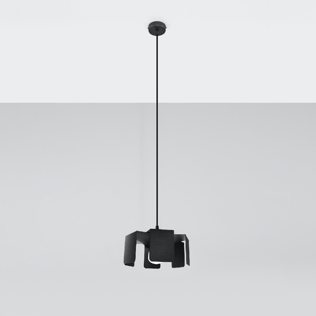 Pendant lamp TULIP black