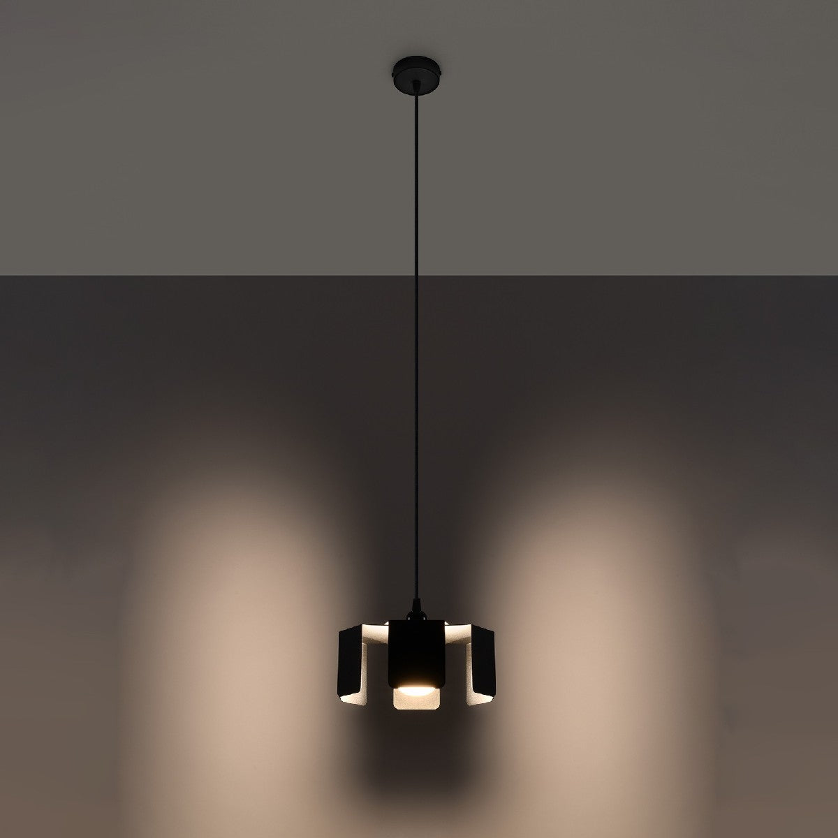 Pendant lamp TULIP black