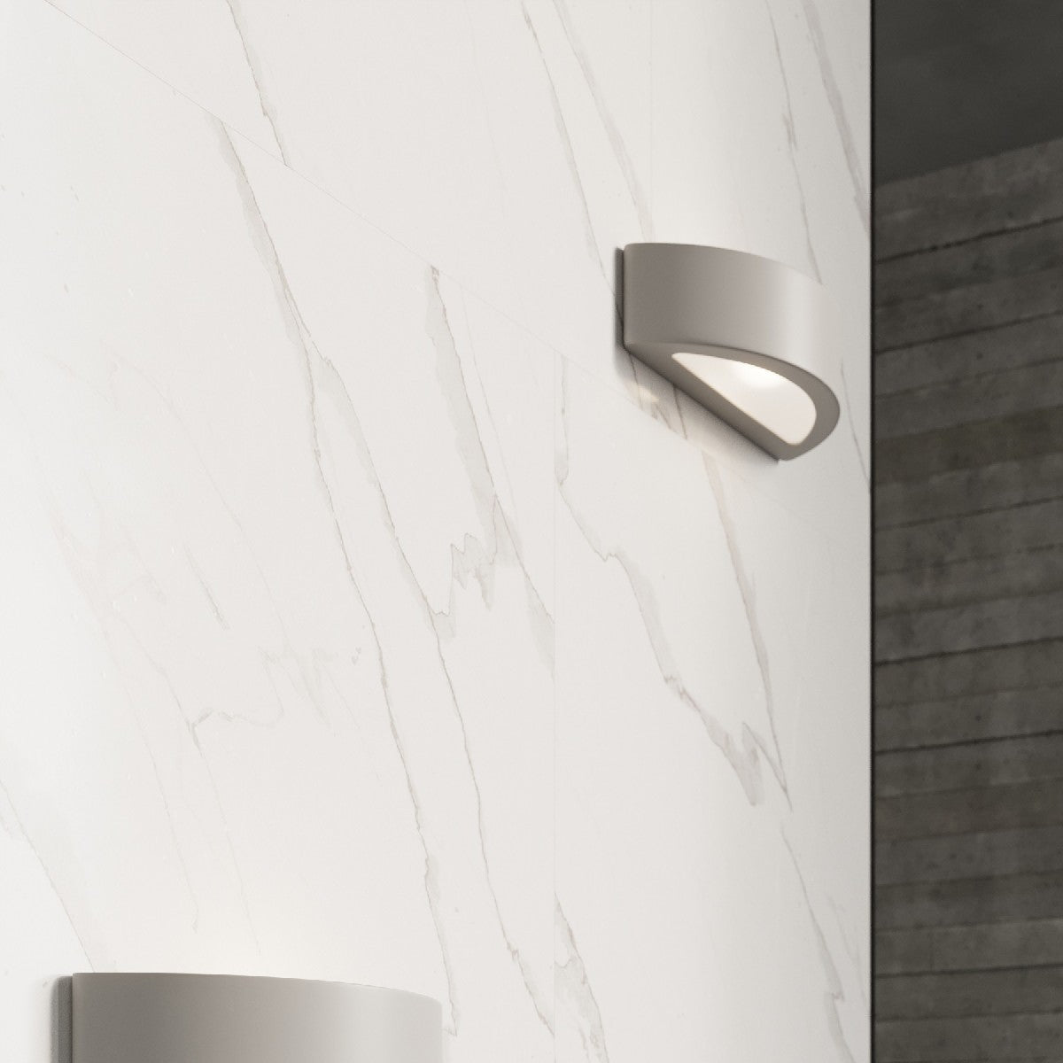 Wall lamp ceramic ATENA grey