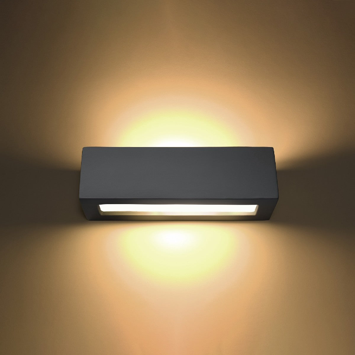 Wall lamp ceramic VEGA grey