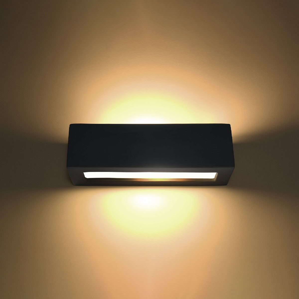 Wall lamp ceramic VEGA black