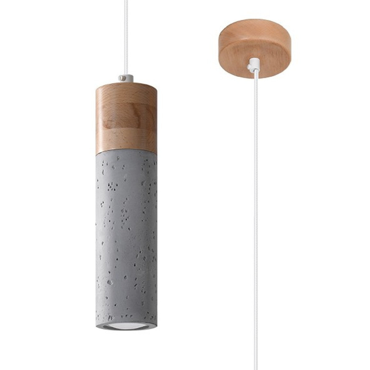 Pendant lamp ZANE 1  grey