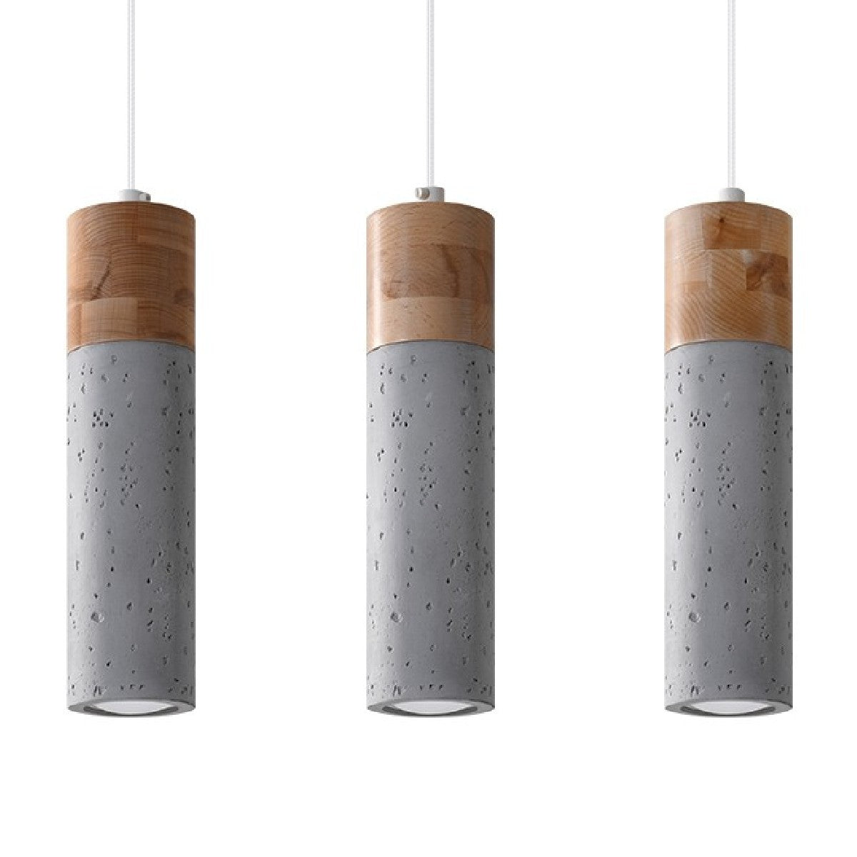 Pendant lamp ZANE 3  grey