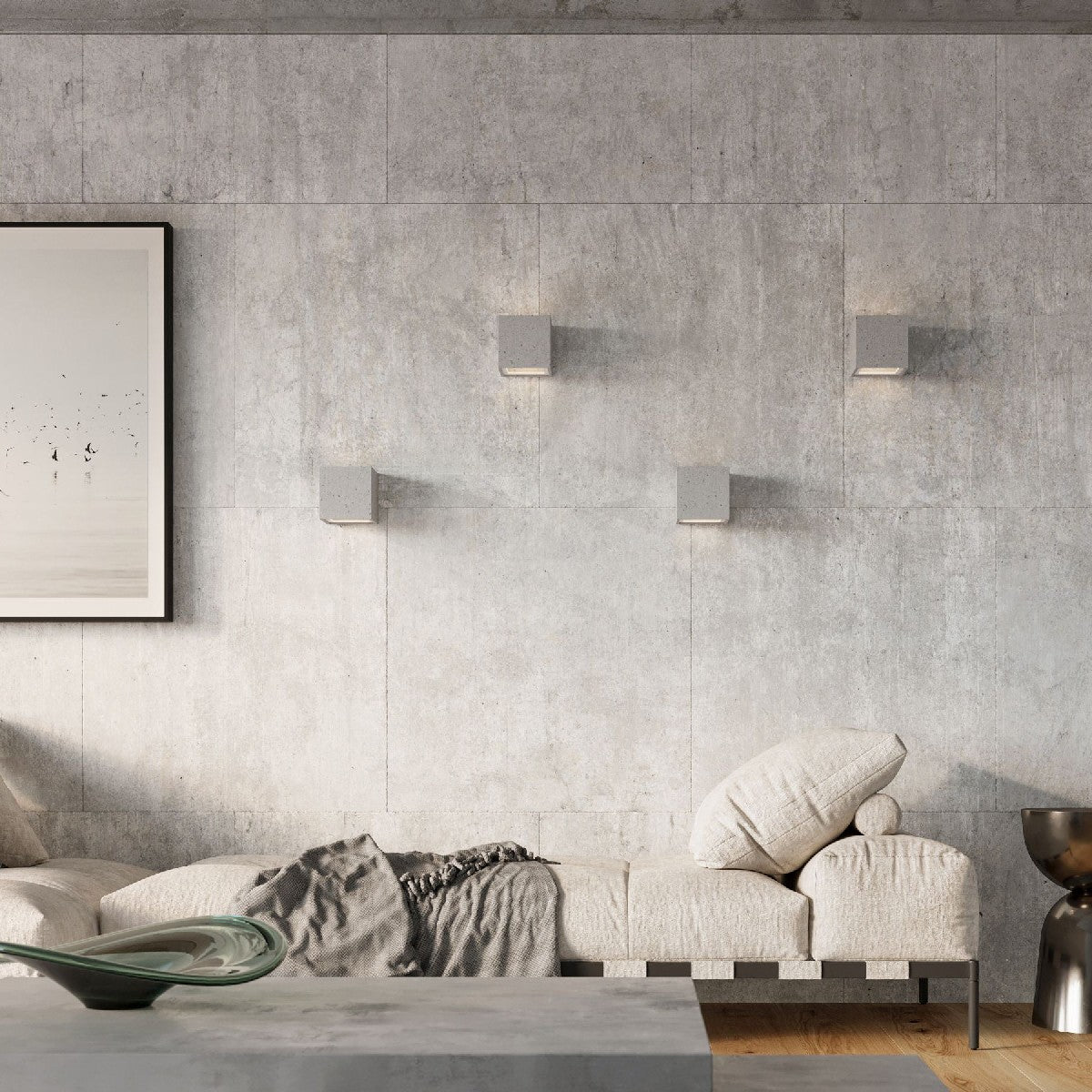 Wall lamp LEO concrete