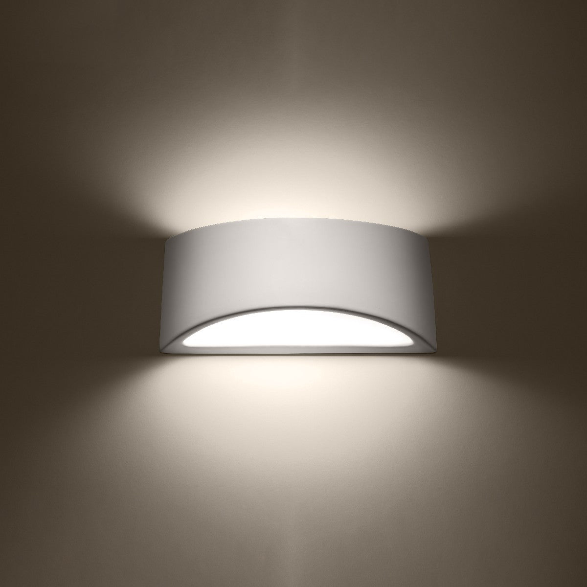 Varnished wall lamp VIXEN white gloss