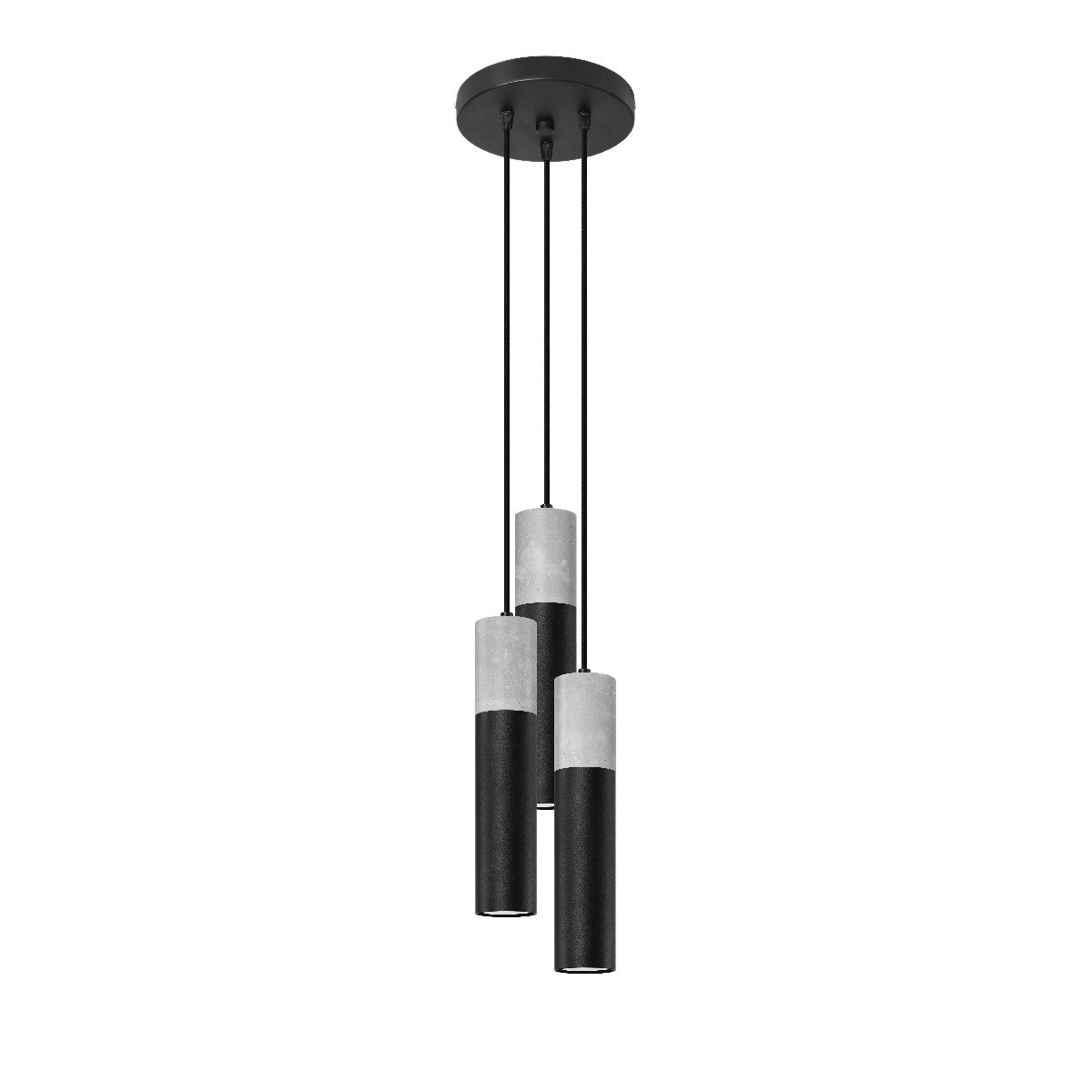 Pendant lamp BORGIO 3P black