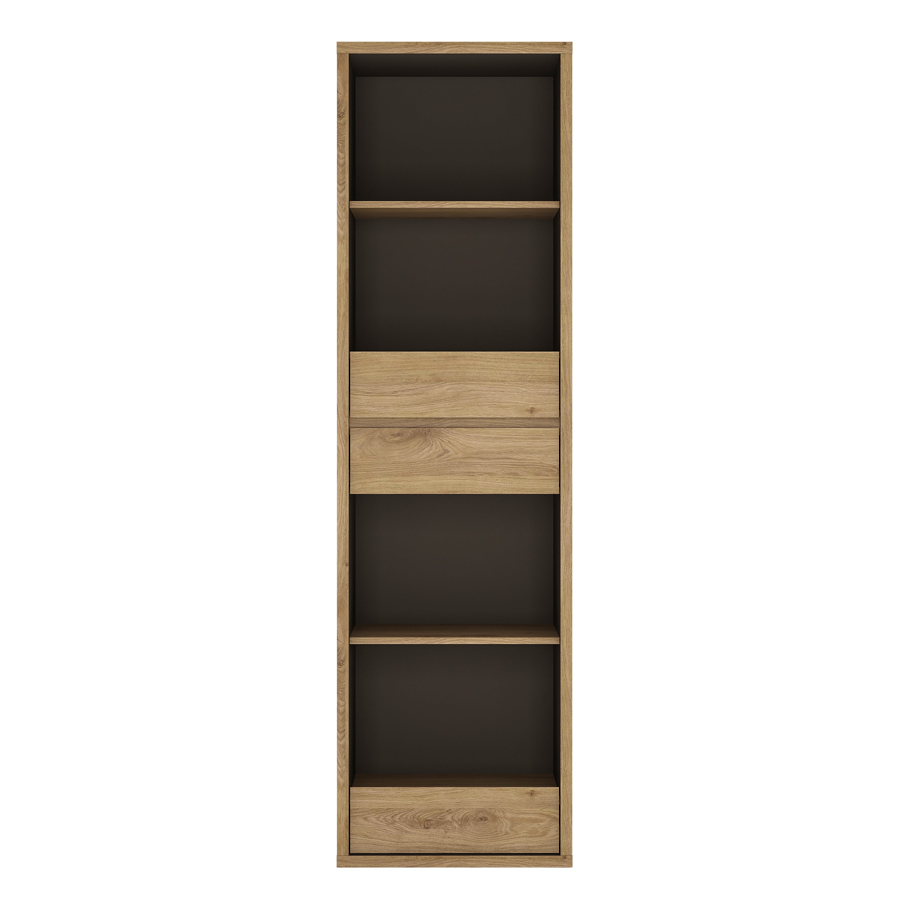 Shetland Tall Narrow 3 Drawer bookcase