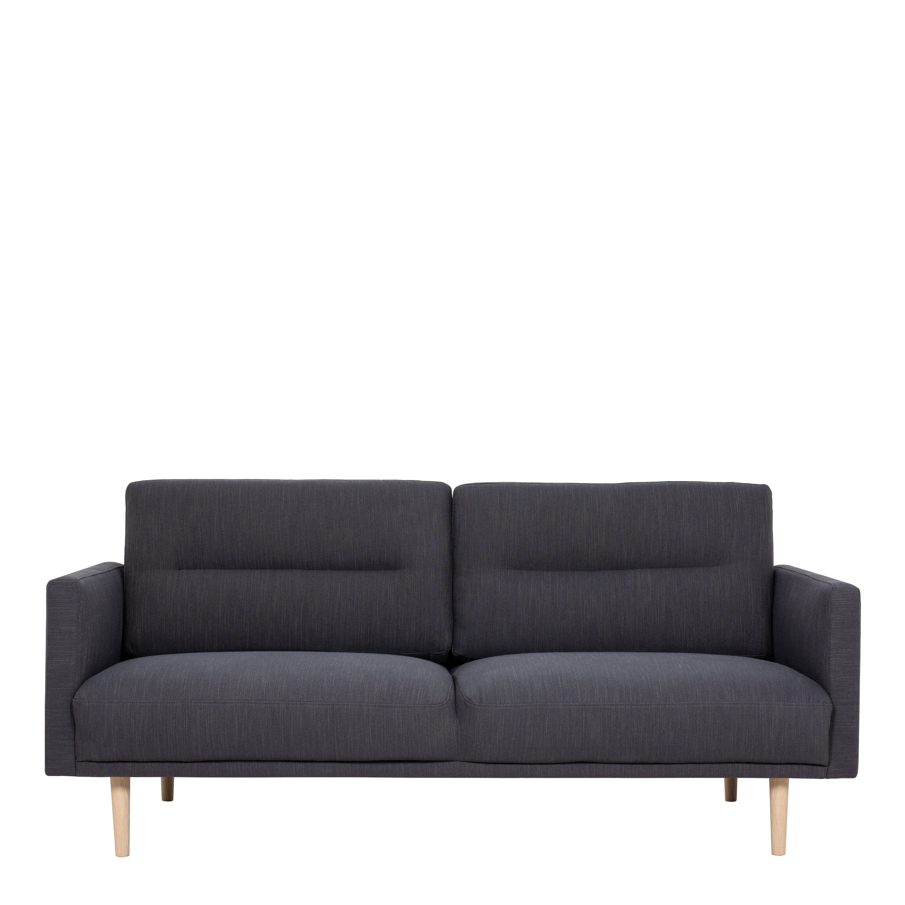 Larvik 2.5 Seater Sofa - Anthracite, Oak Legs