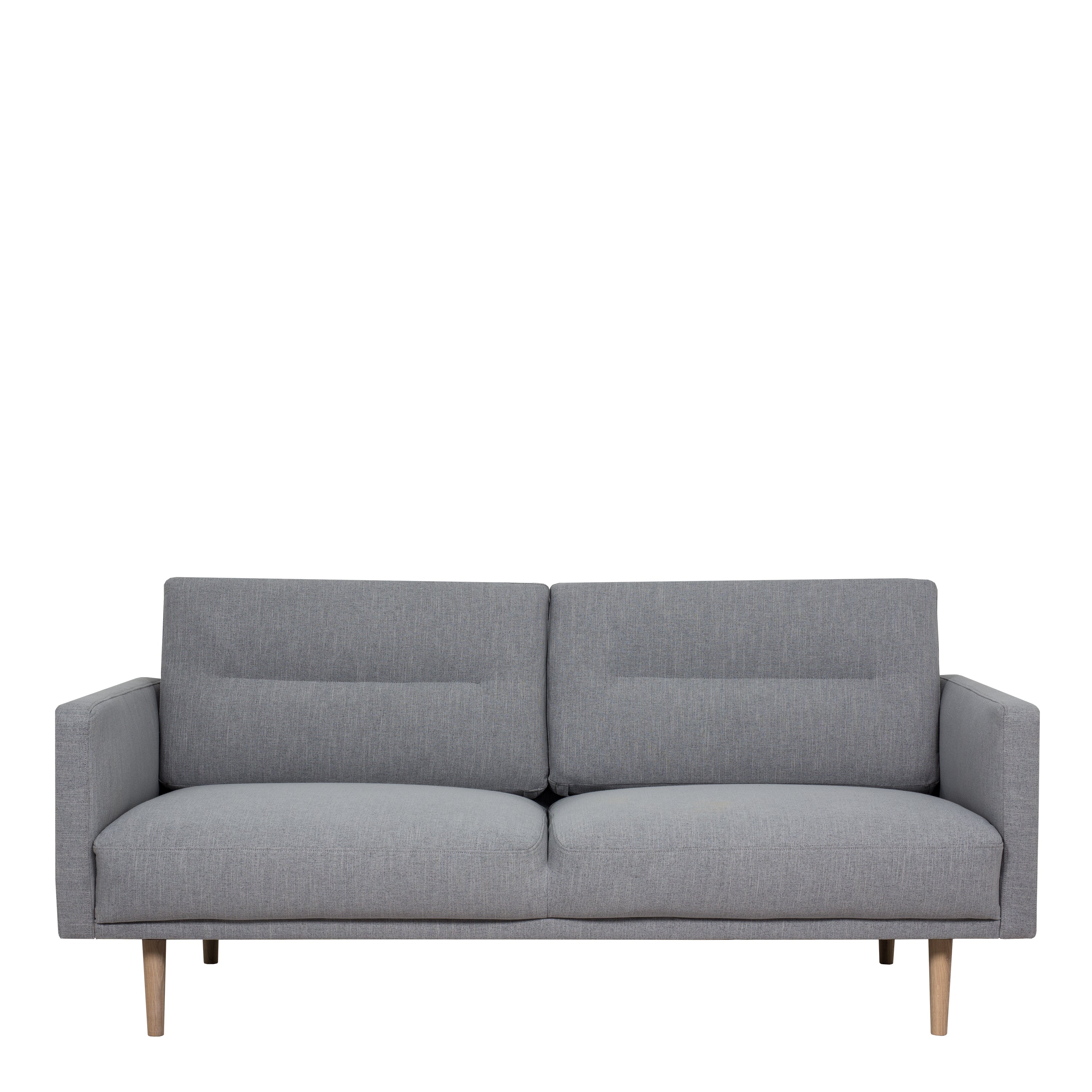 Larvik 2.5 Seater Sofa - Grey, Oak Legs