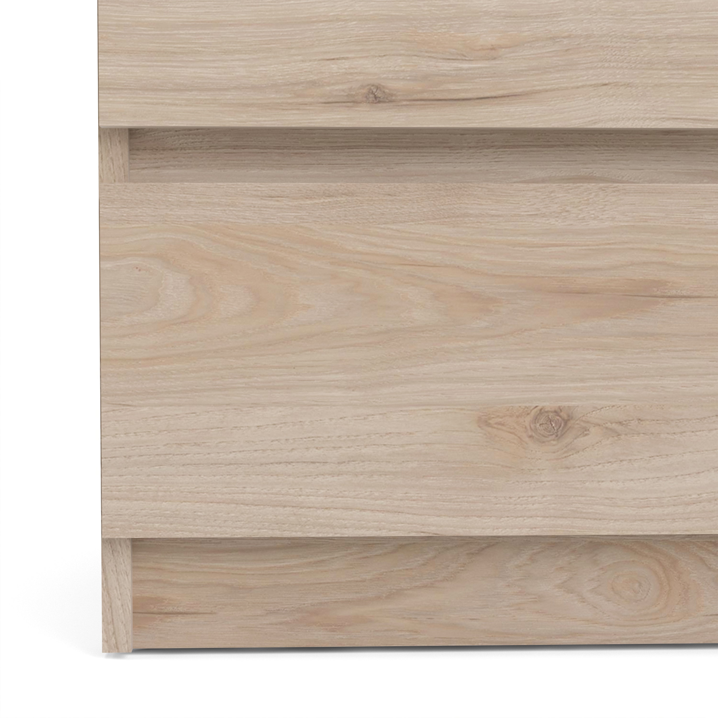 Naia Wide Chest of 6 Drawers (3+3) in Jackson Hickory Oak