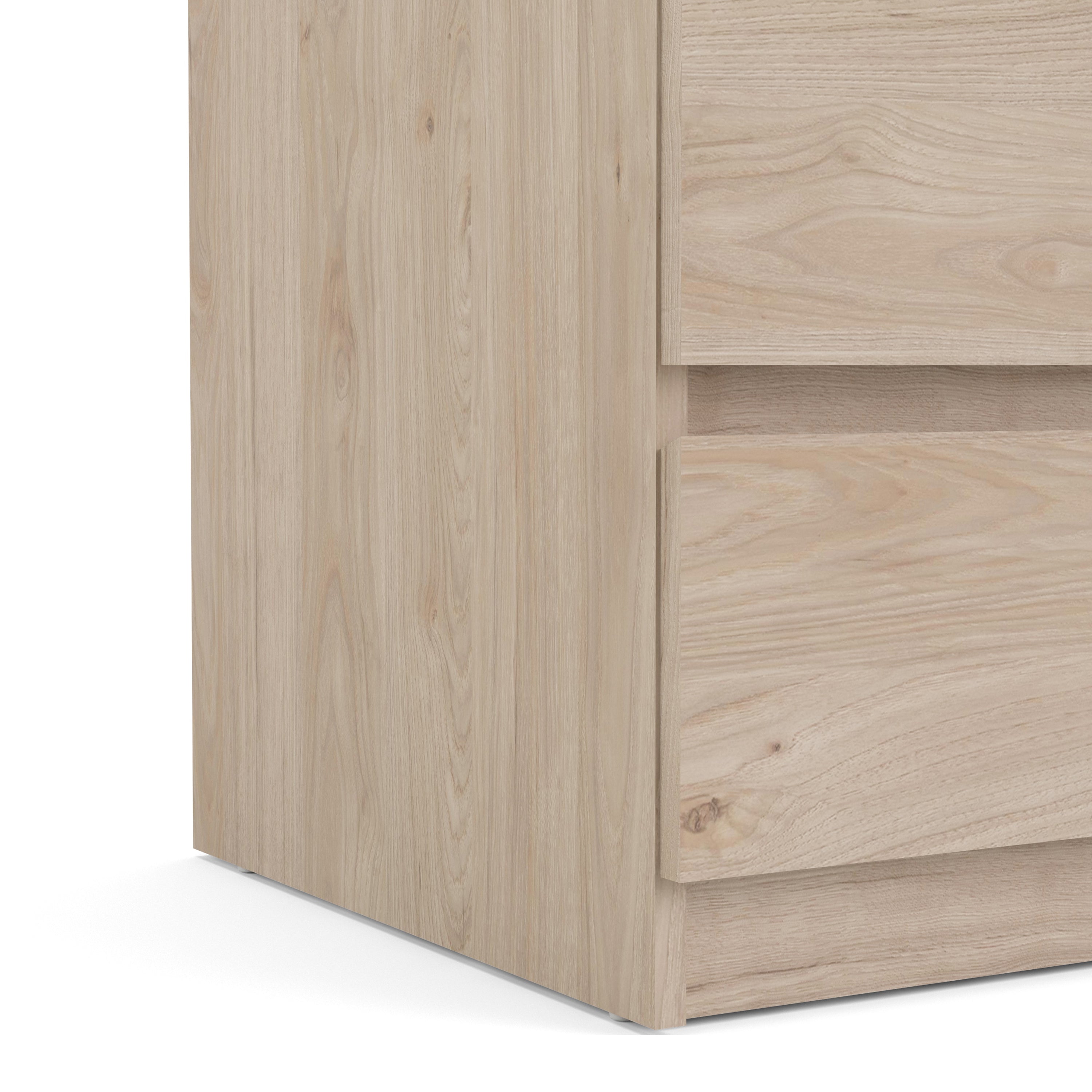 Naia Narrow Chest of 5 Drawers in Jackson Hickory Oak