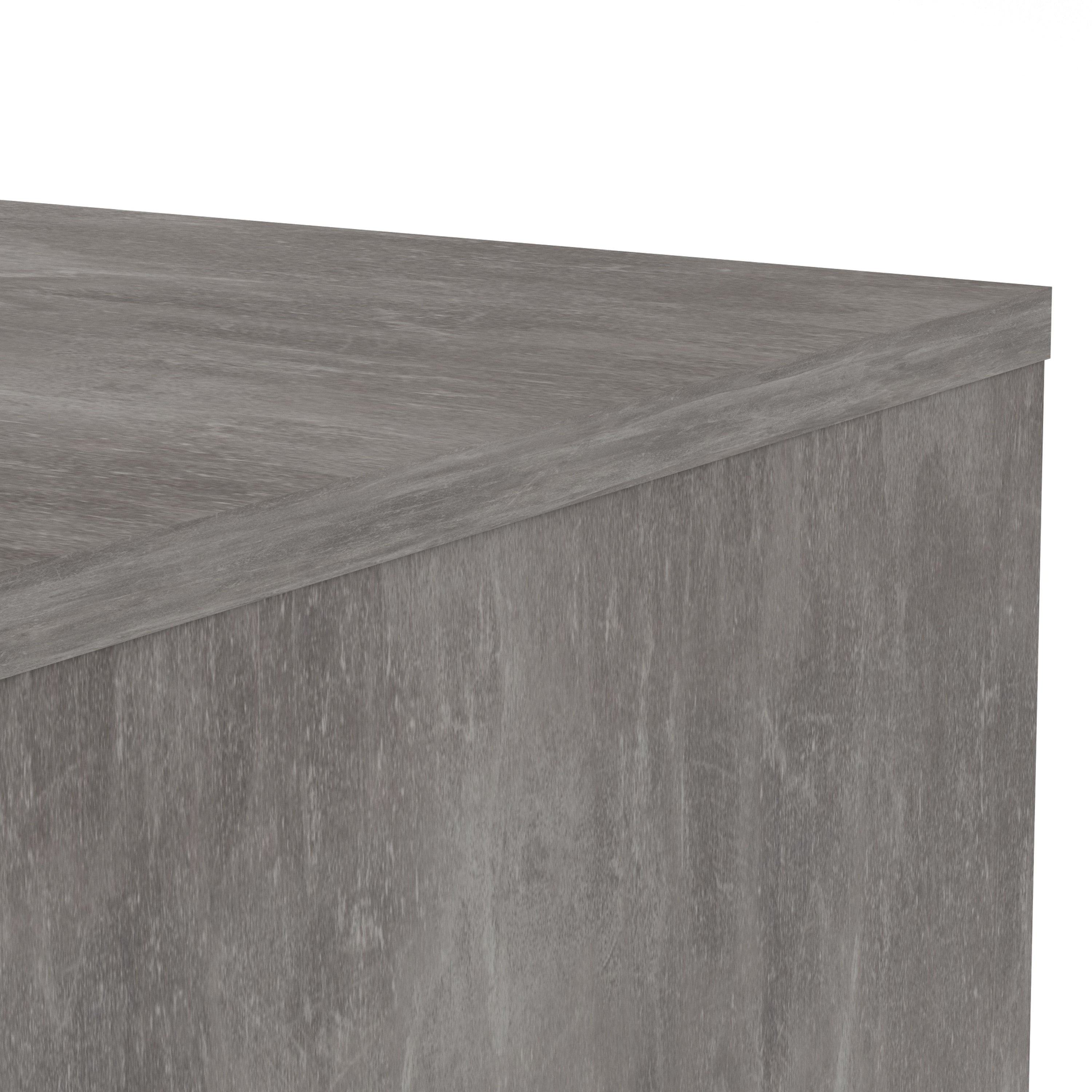 Naia Sideboard 4 Drawers 2 Doors in Concrete and White High Gloss