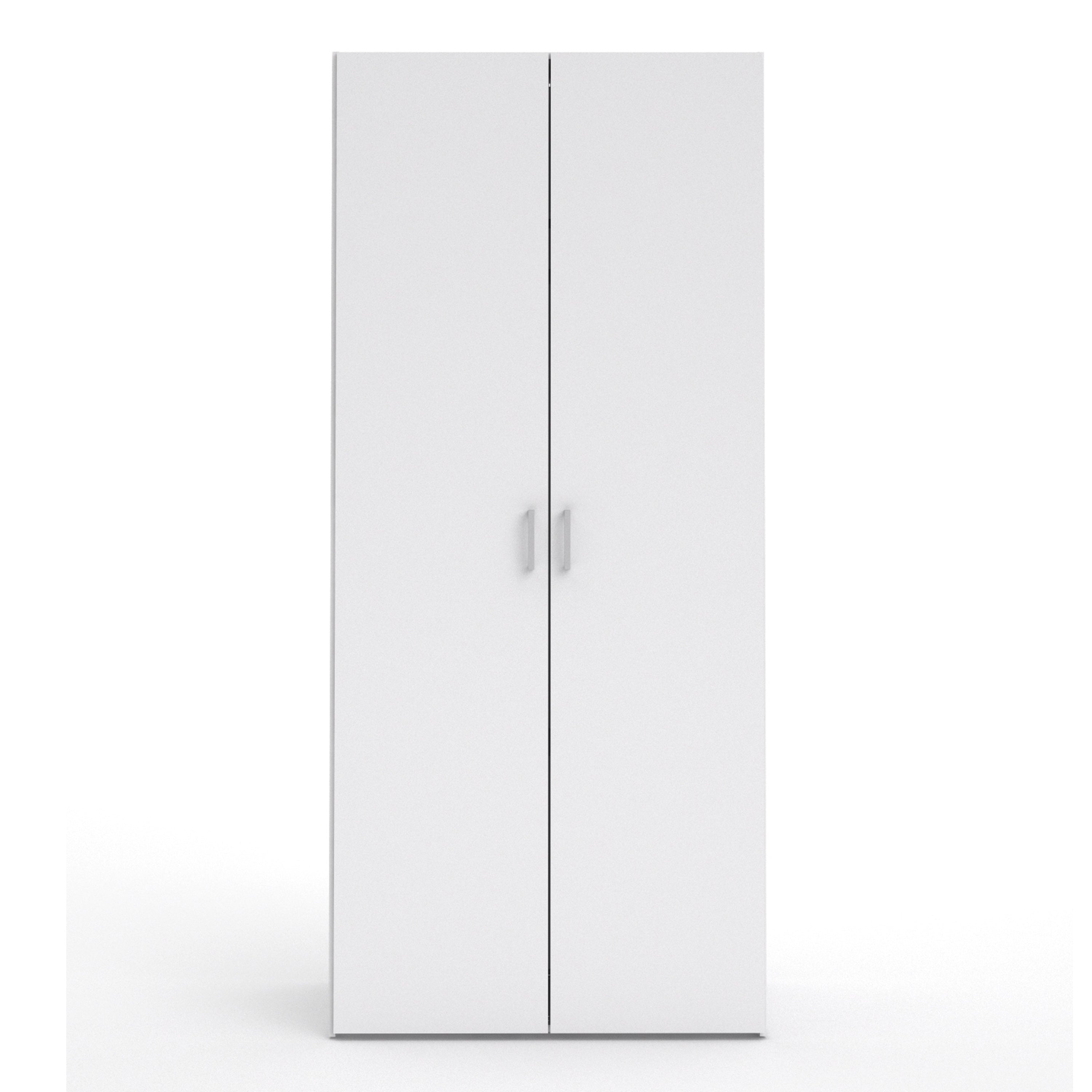 Space Wardrobe with 2 doors White 1750