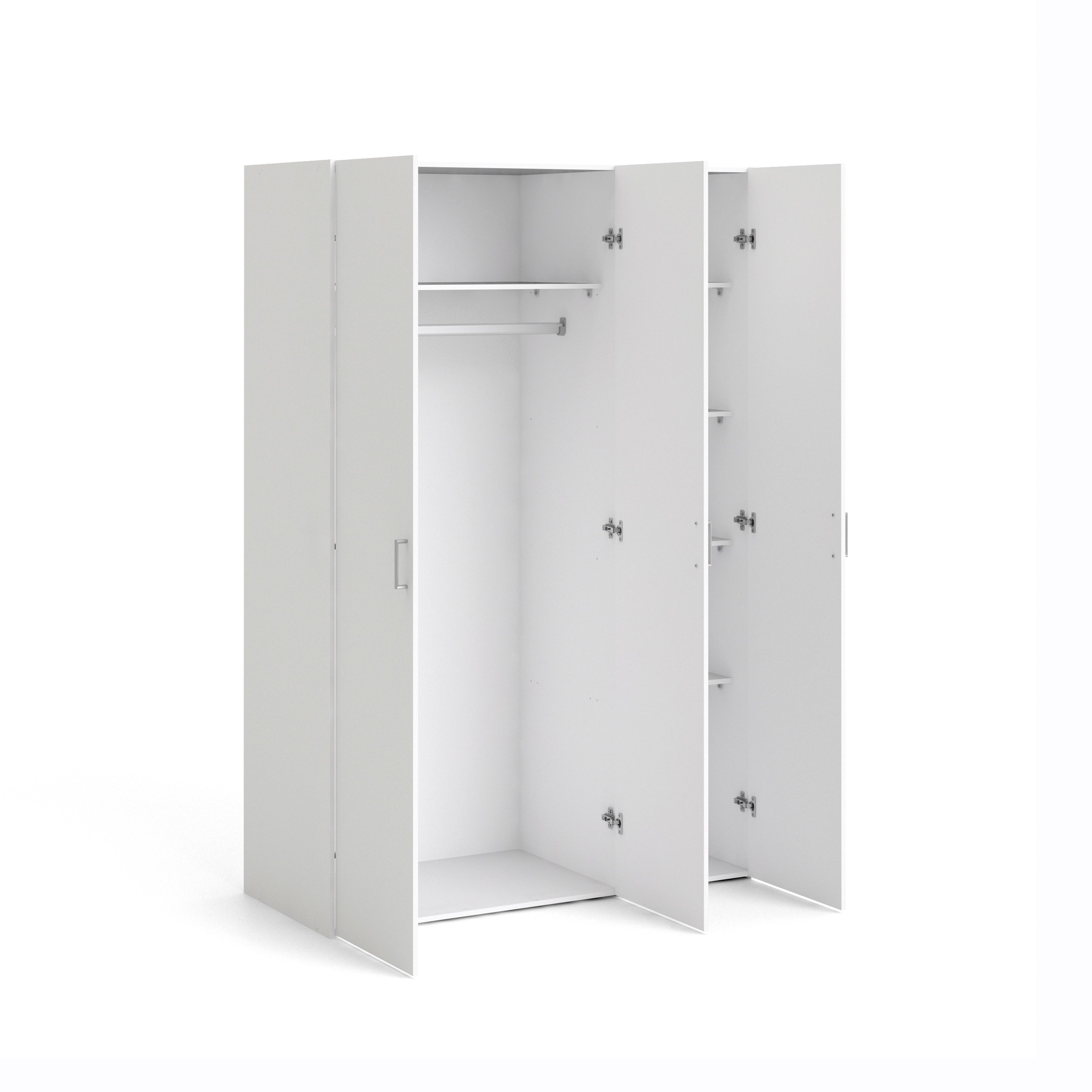 Space Wardrobe with 3 doors White 1750