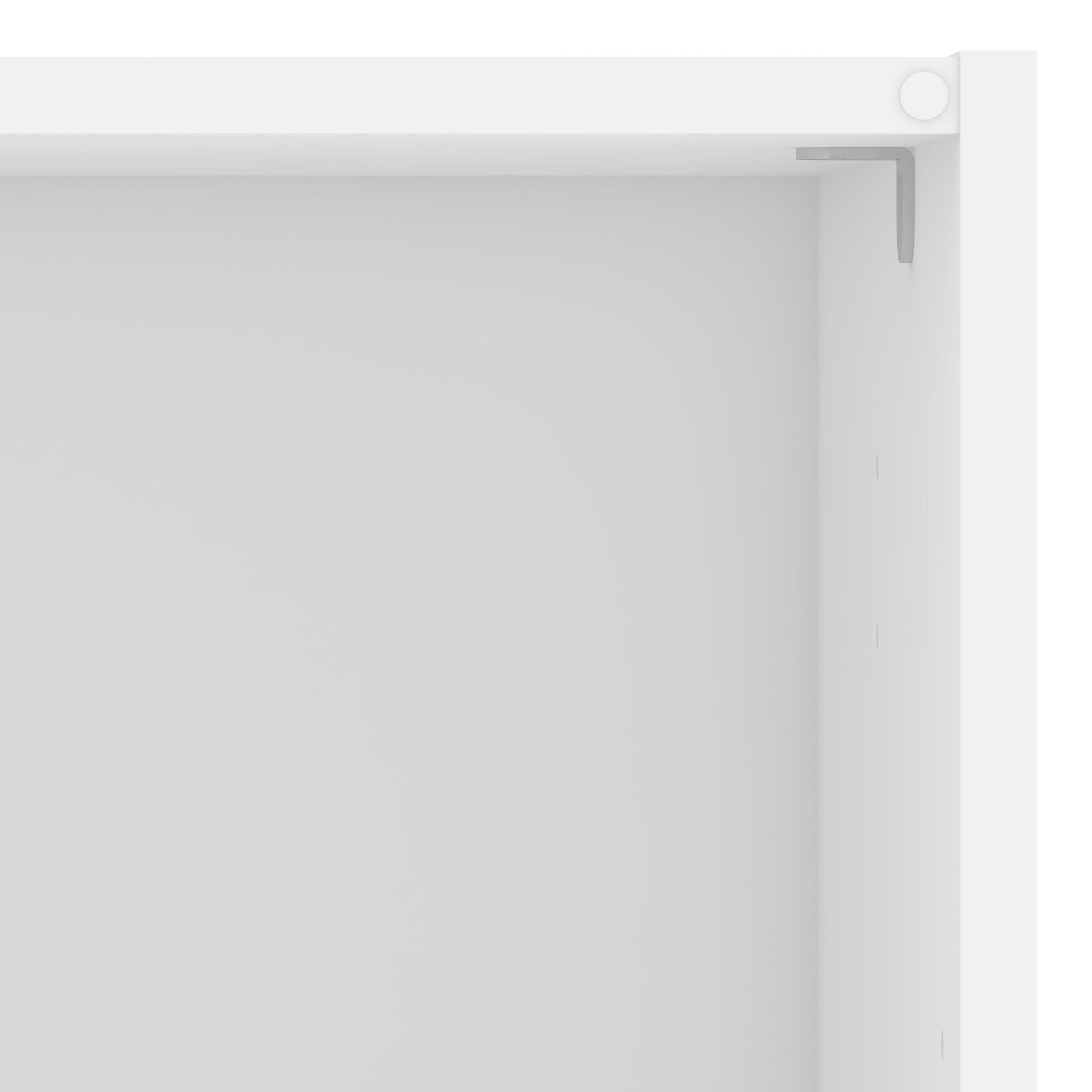 Space Wardrobe with 1 Door in White