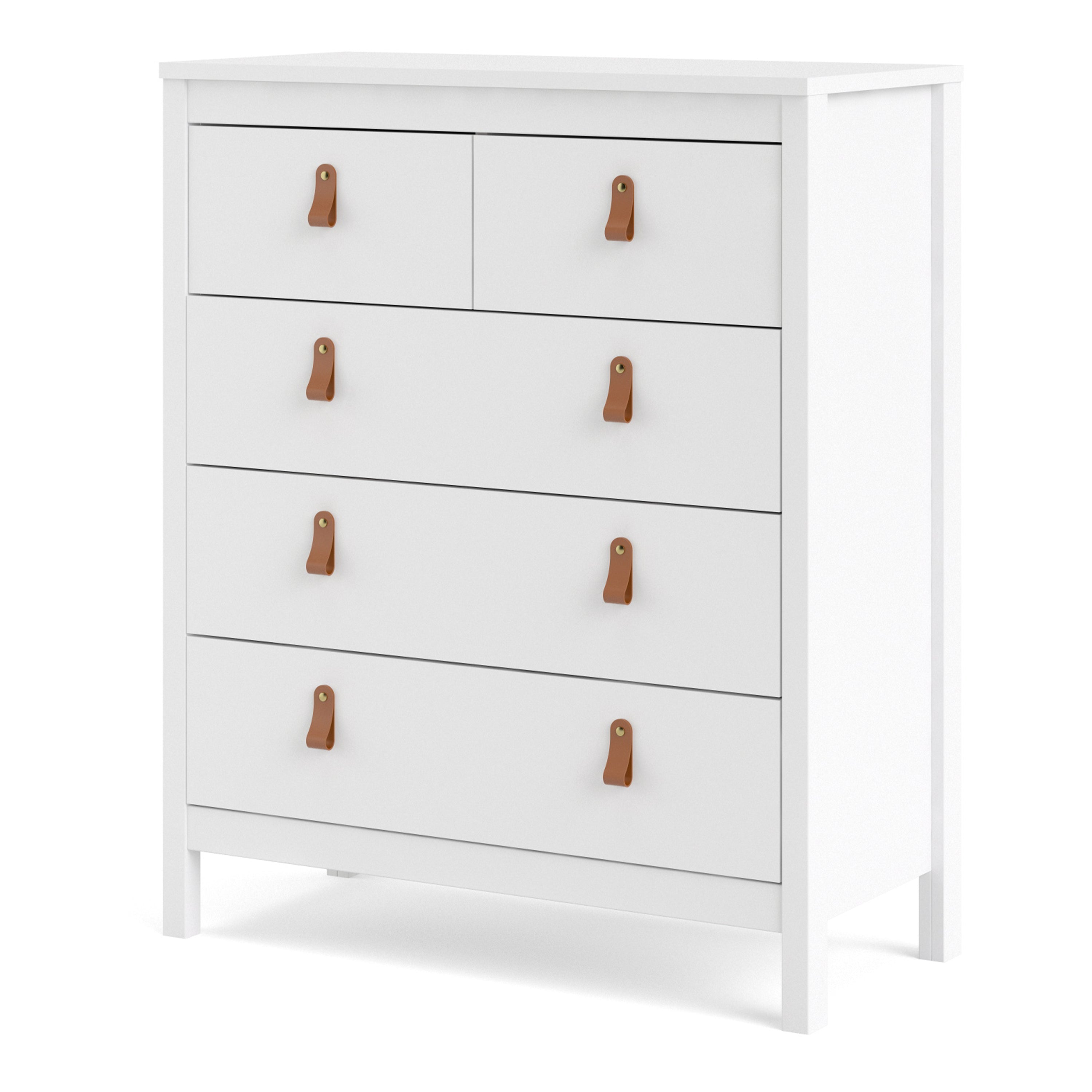 Barcelona Chest 3+2 drawers in White