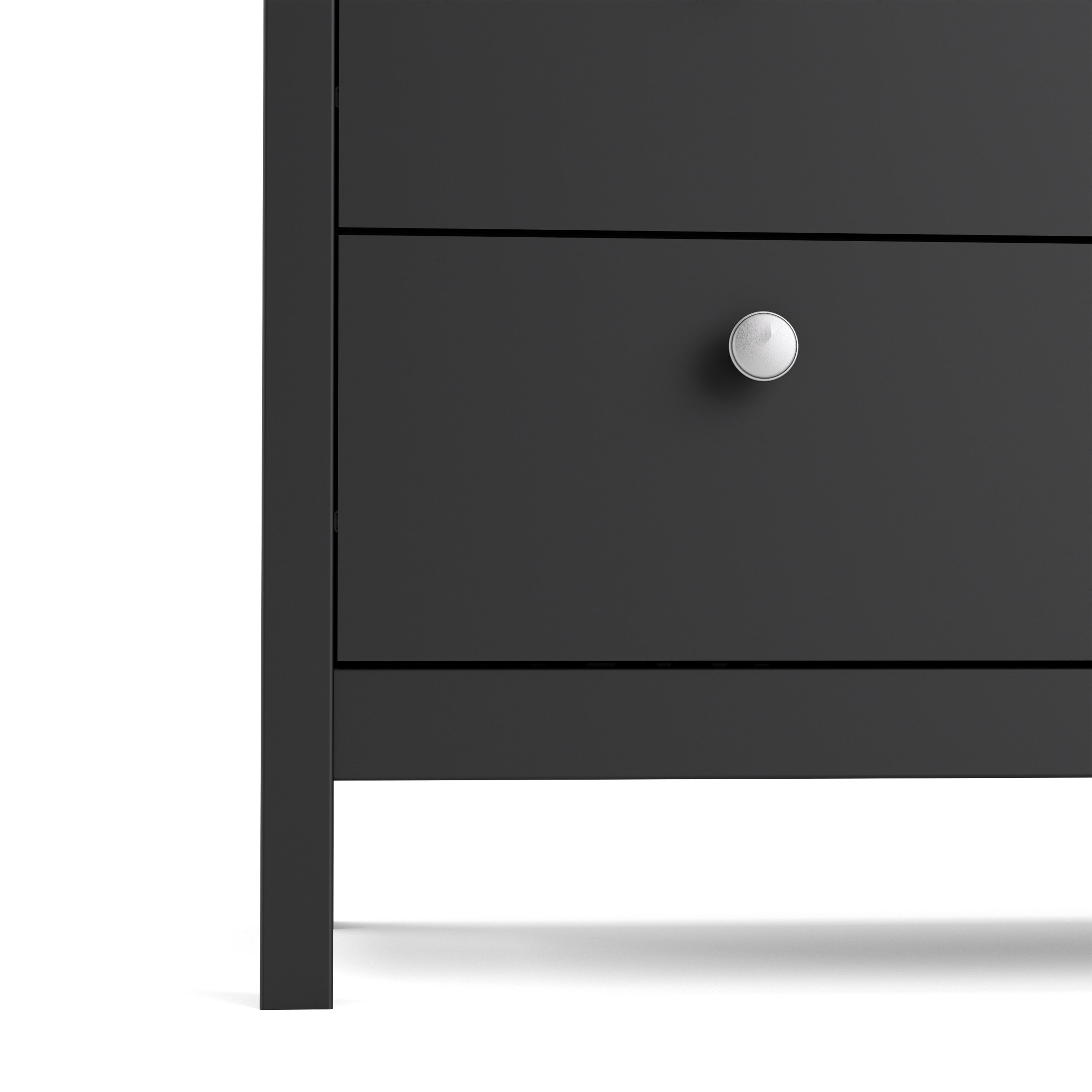 Madrid Chest 3+2 drawers in Matt Black