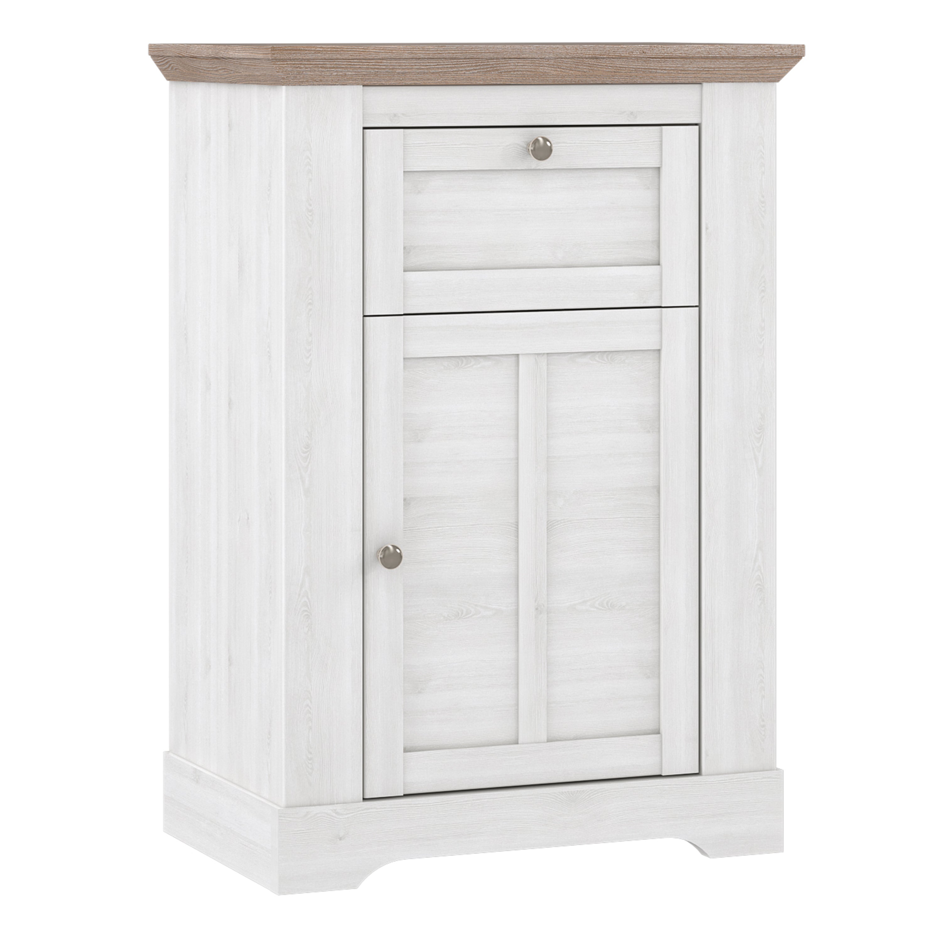 Illopa Chest of Drawers in Oak Nelson/Snowy Oak