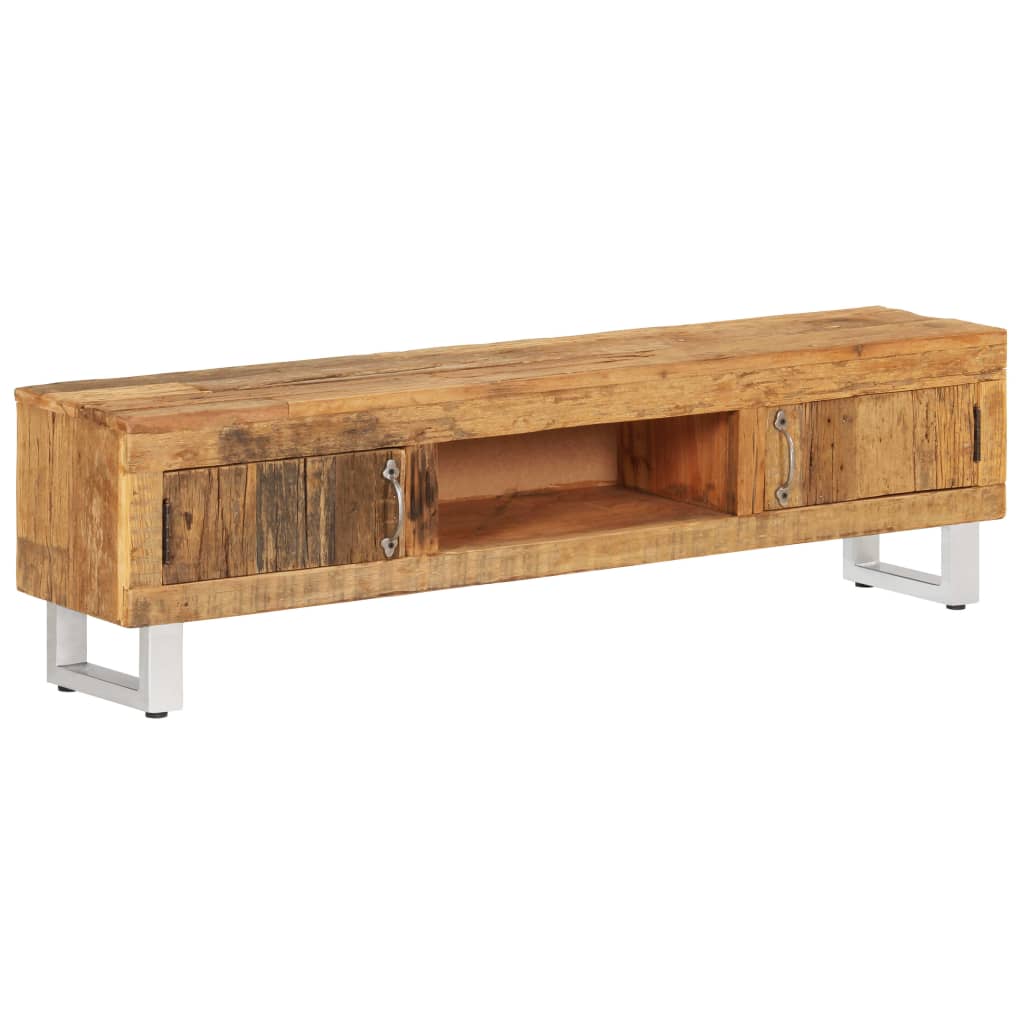 TV Stand Solid Reclaimed Wood 140x30x40 cm