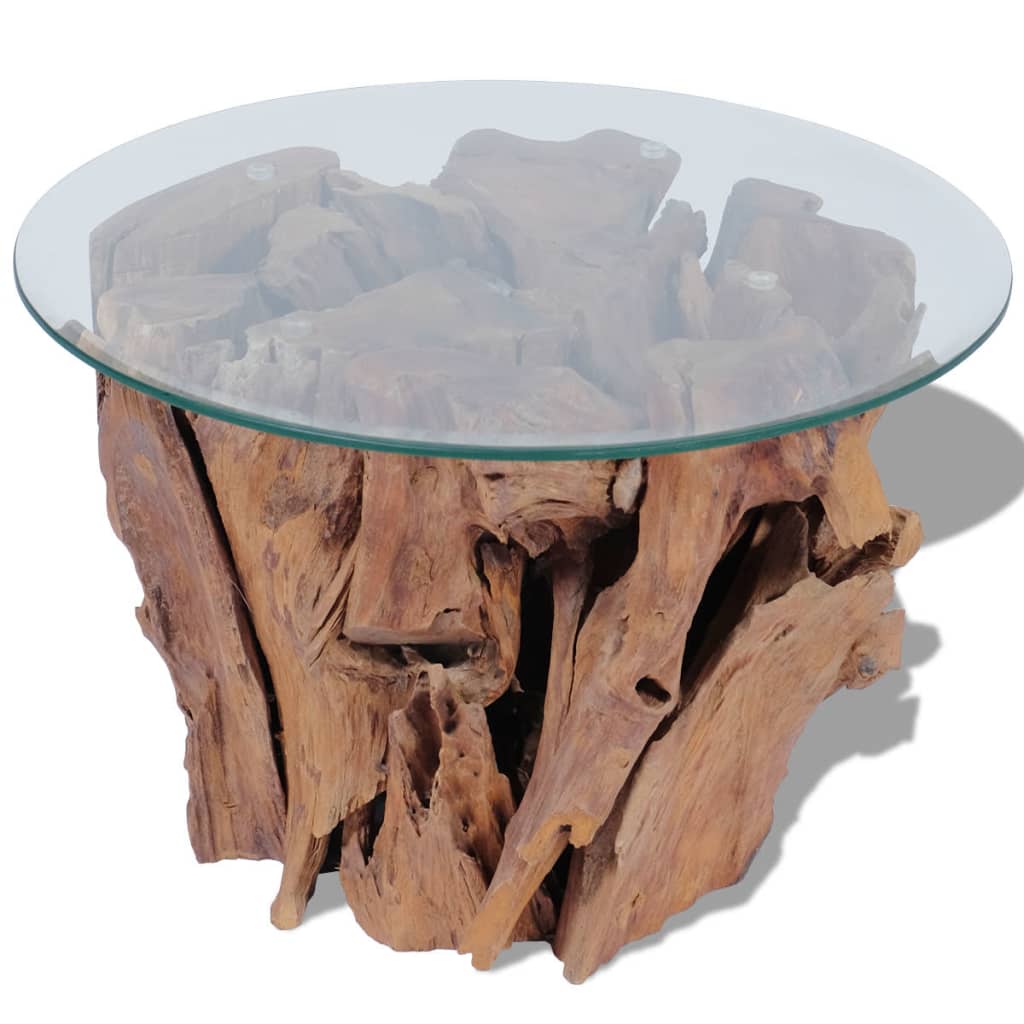 Coffee Table Solid Teak Driftwood 60 cm