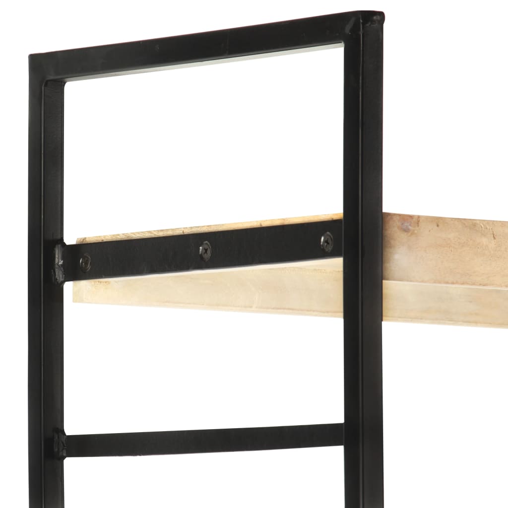 4-Tier Bookcase 80x30x180 cm Solid Mango Wood