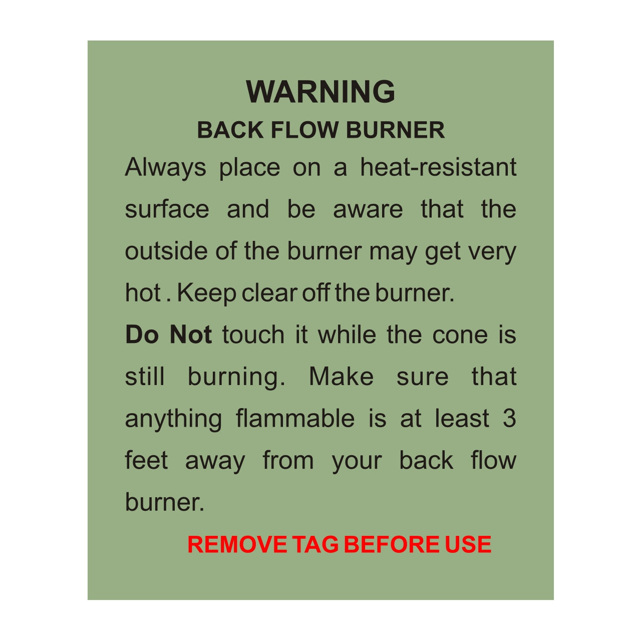 Level Step Back Flow Burner Fountain Set - Cone Fragrances: Tuberose, Rose, Lavender & Jasmine, Insence Fragrances: Mango, Apple, Pineapple & Orange