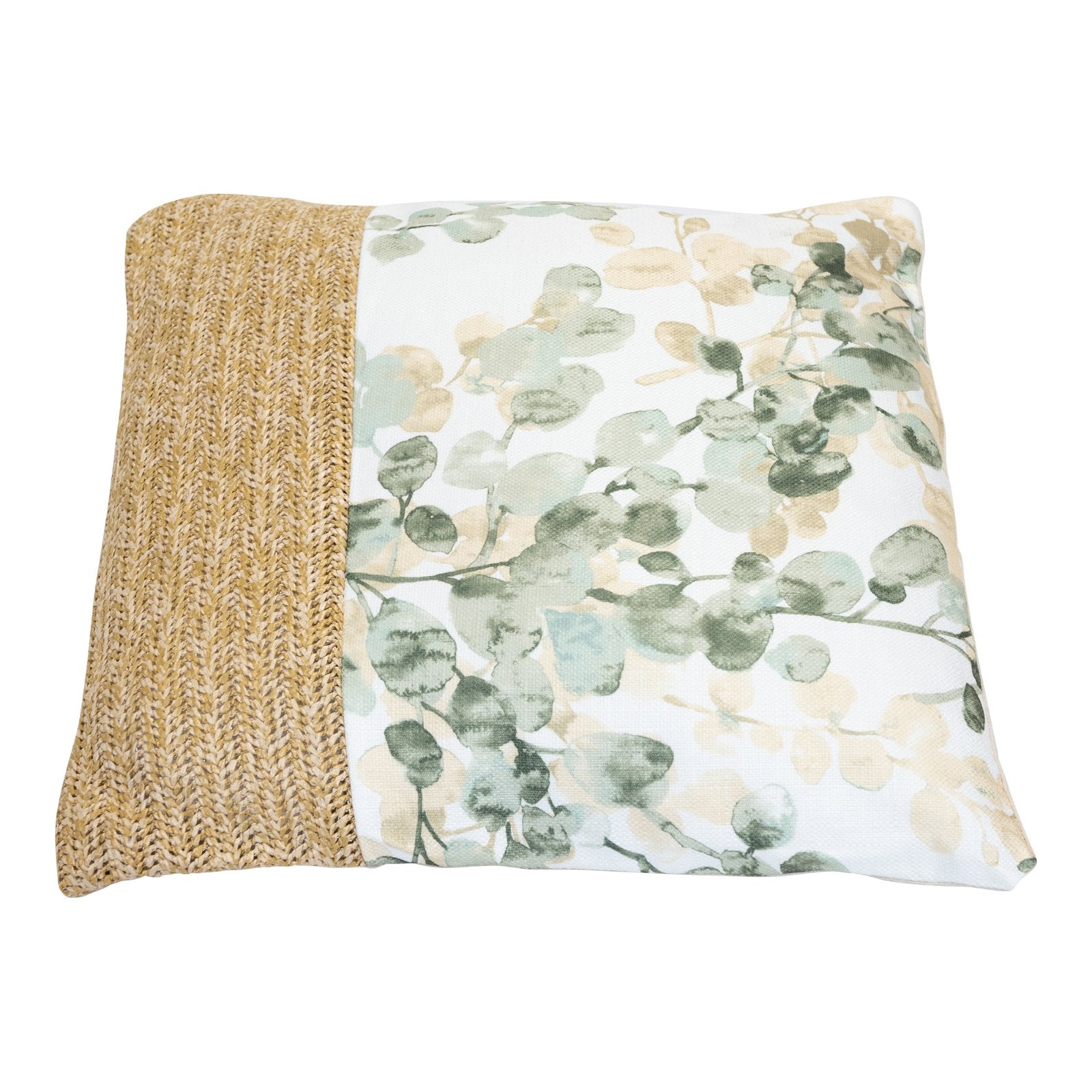 Daisy Leaf Print Scatter Cushion 40cm