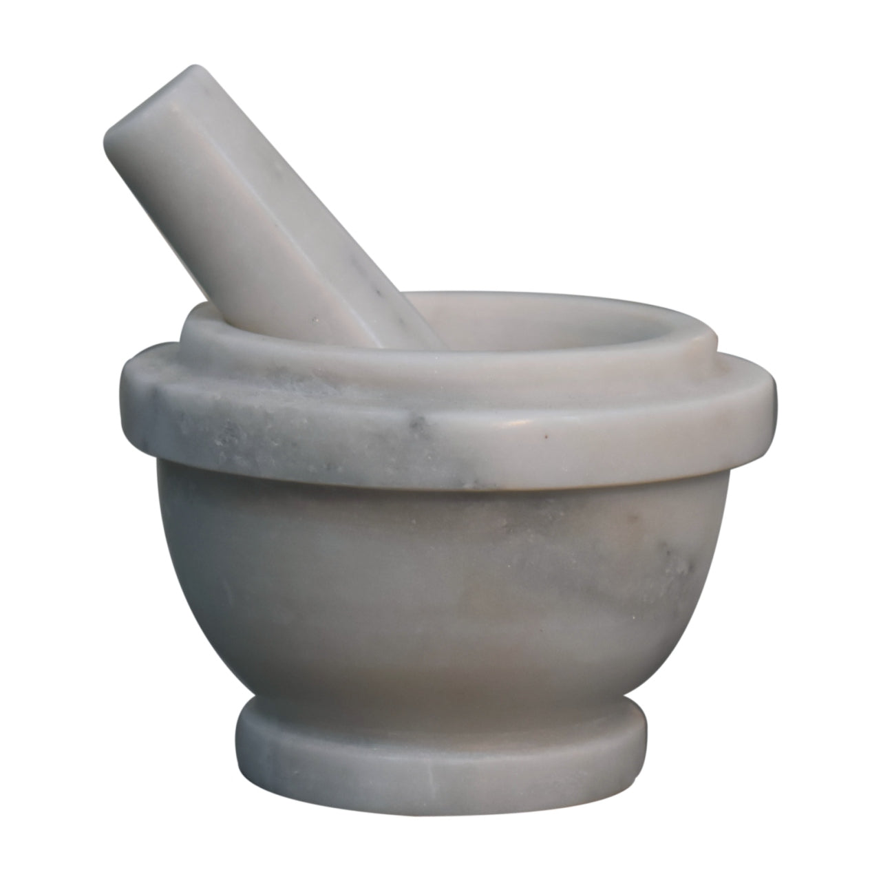 White Marble Pestle & Mortar Set