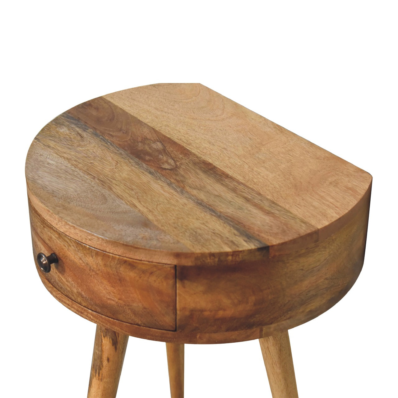 Nordic Oak-ish Circular Shaped Bedside