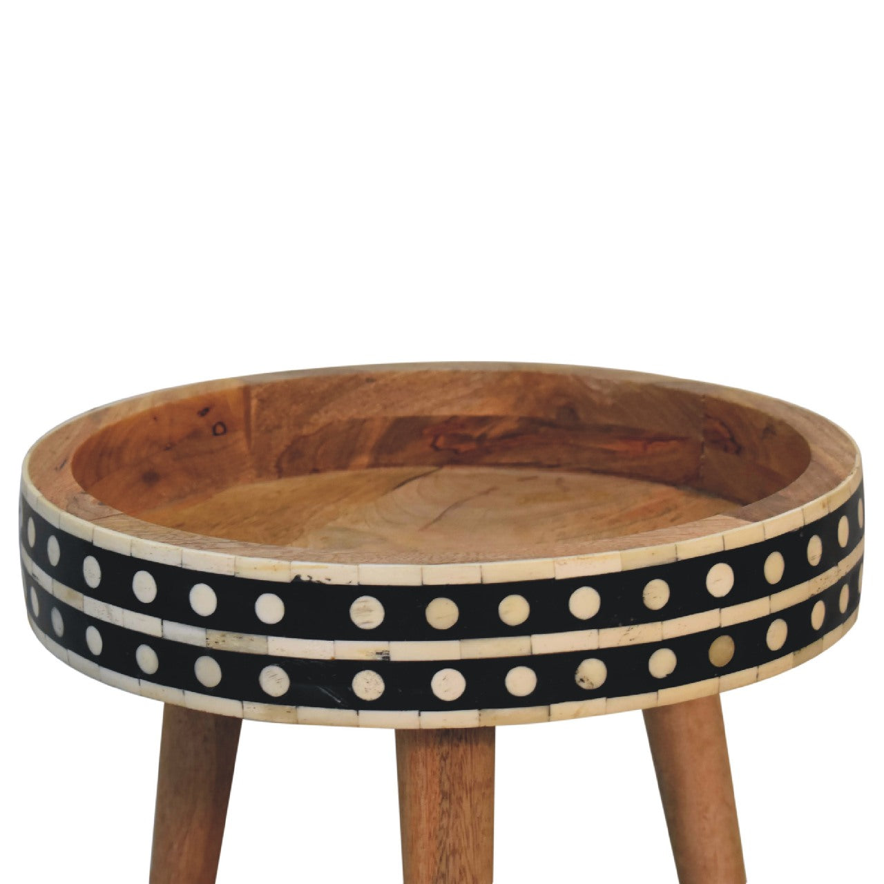 Mini Patterned Nordic Style End Table