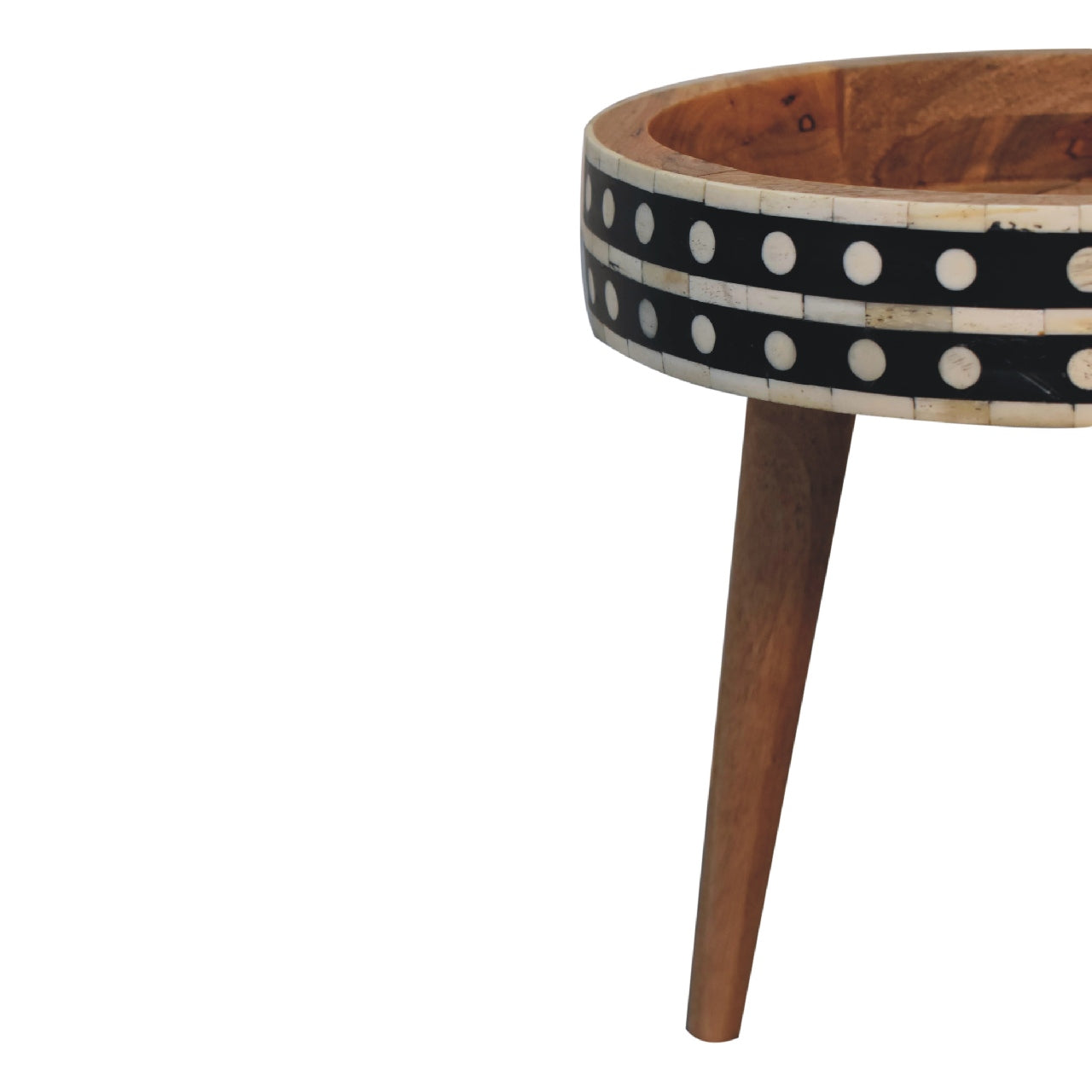 Mini Patterned Nordic Style End Table