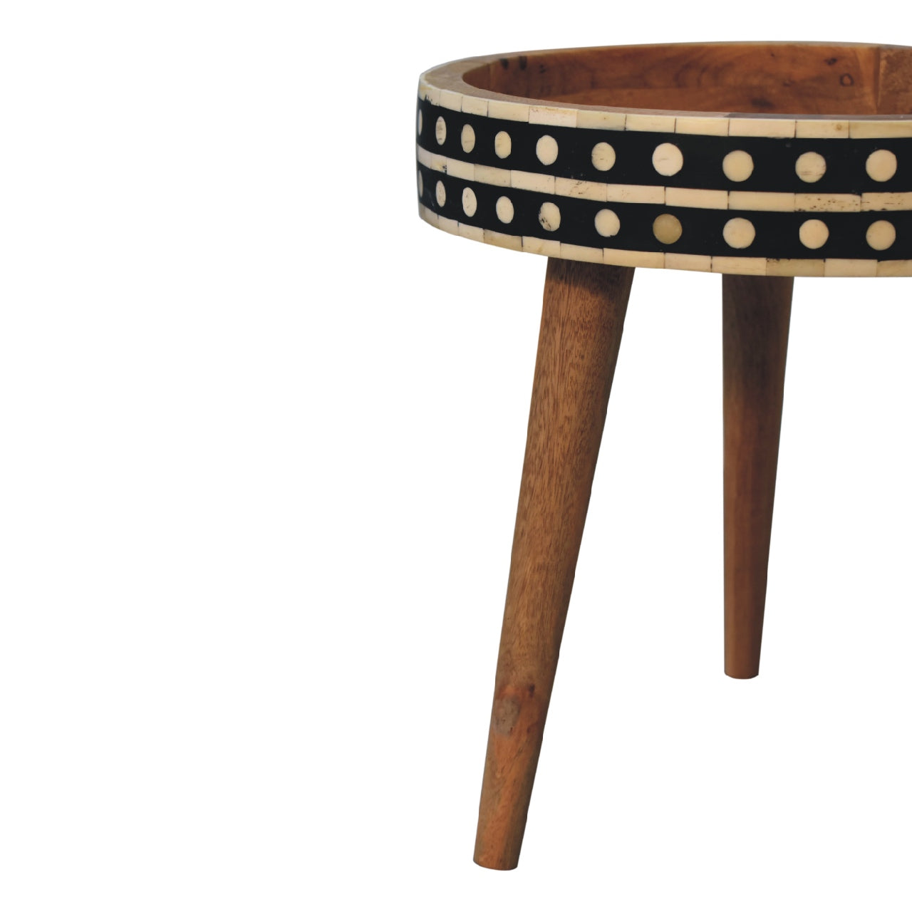 Mini Patterned Nordic Style End Table