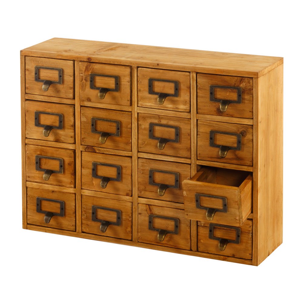 Storage Drawers (16 drawers) 35 x 15 x 46.5cm