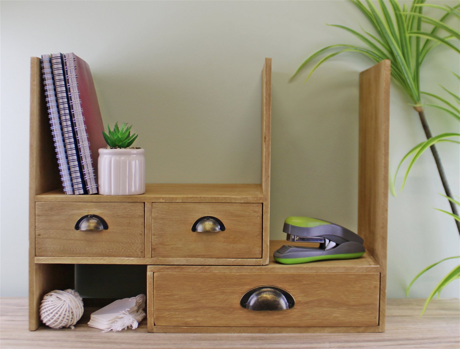 Wooden Desktop Storage Unit