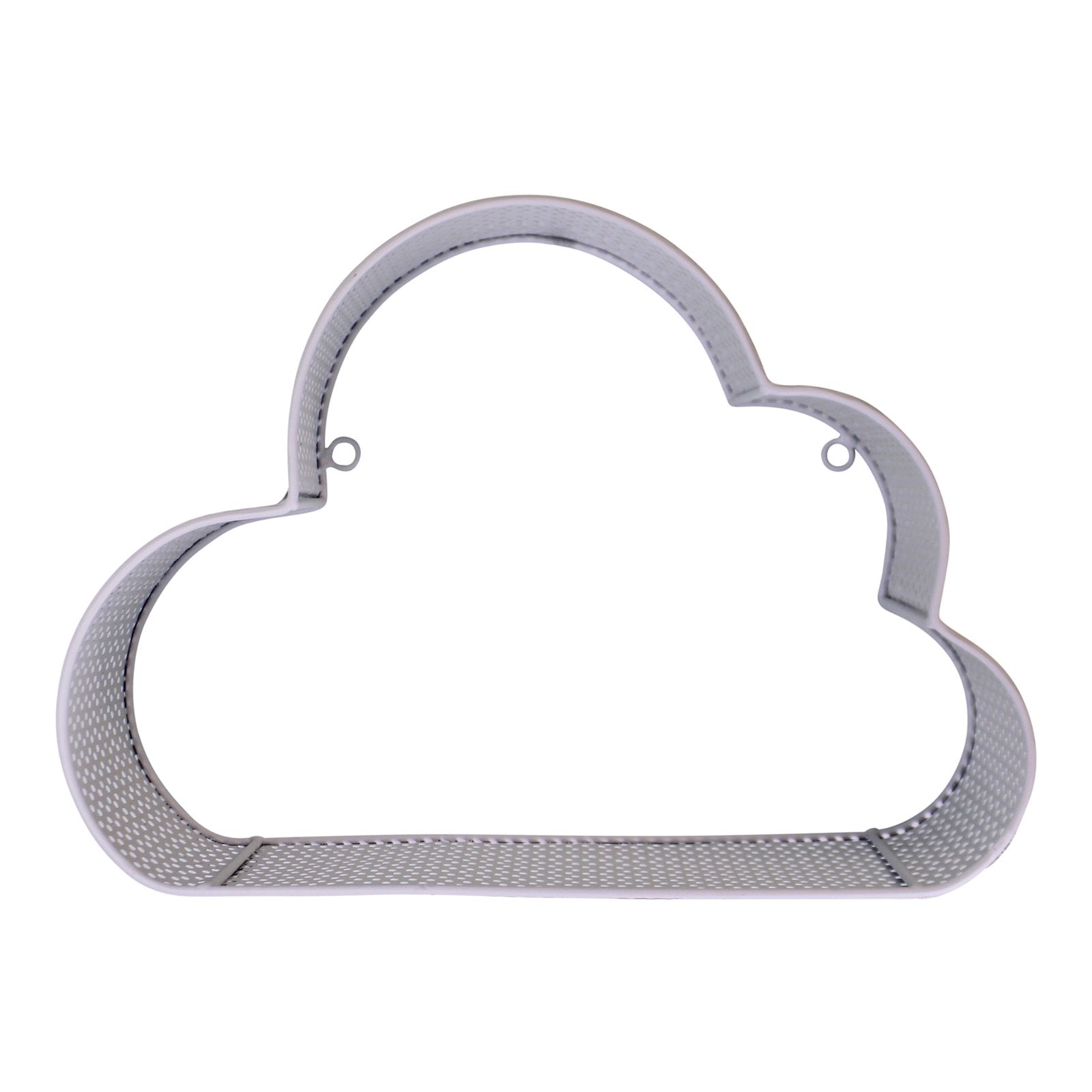 White Metal Cloud Shelf, Large