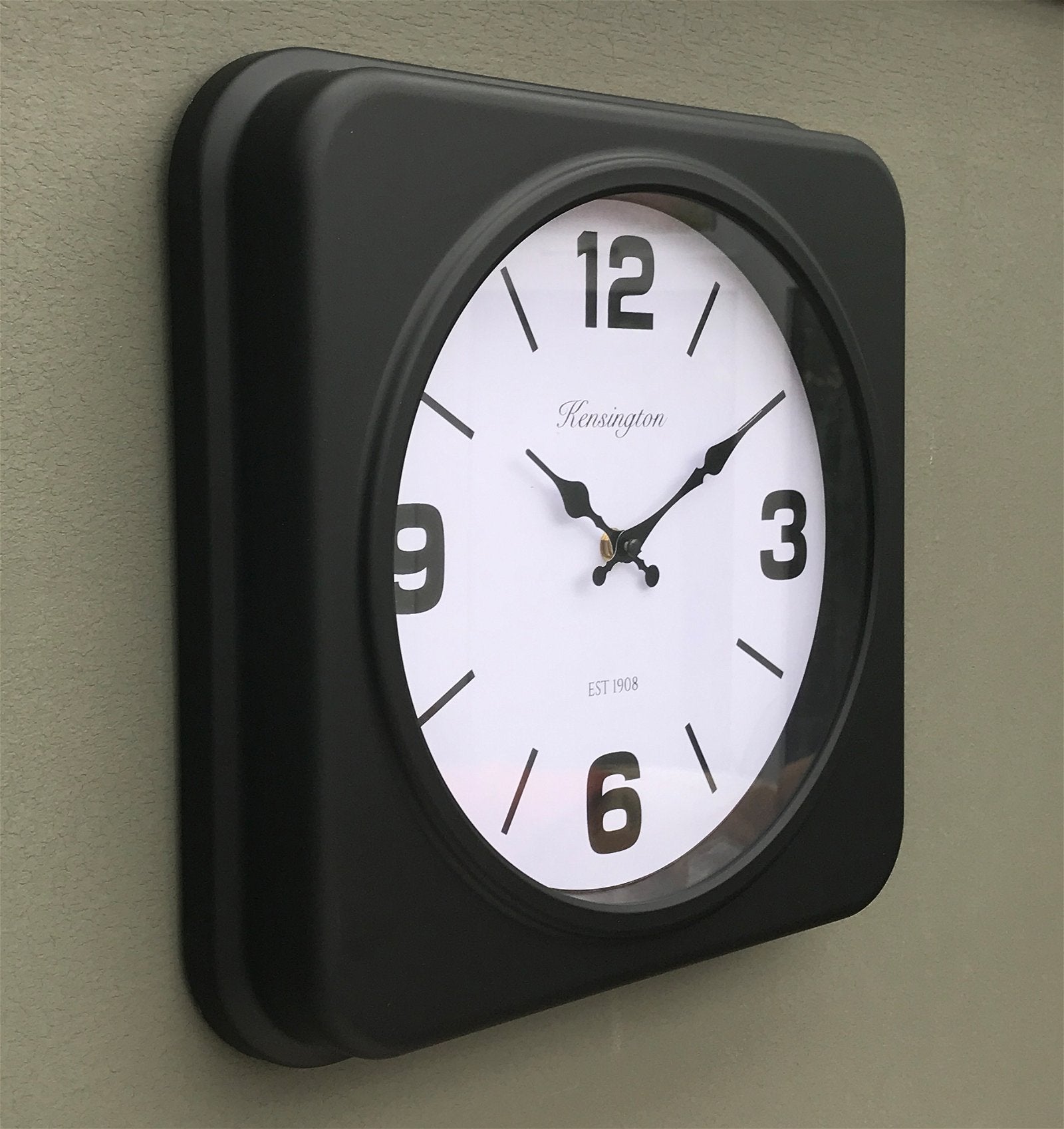 Square Black Clock