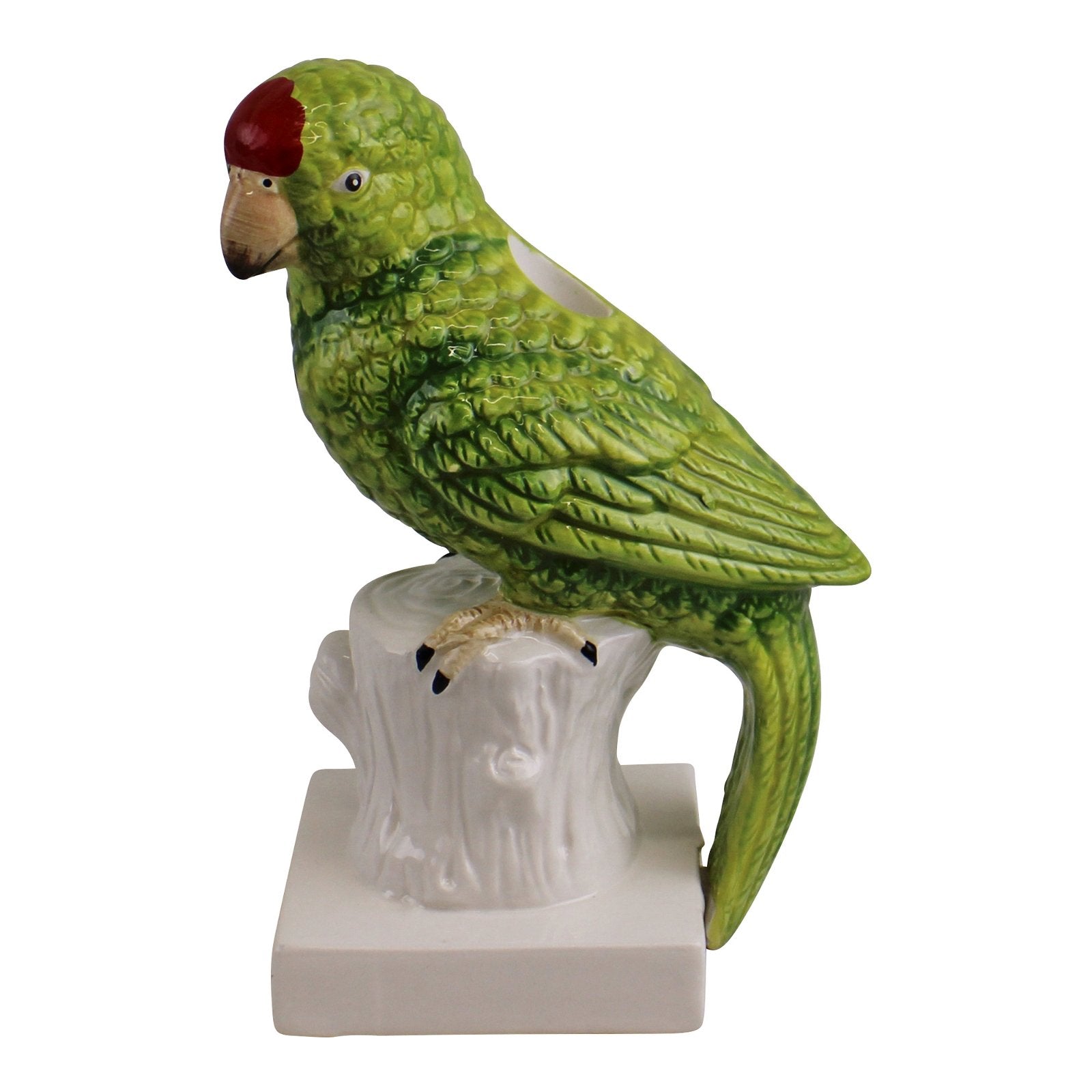 Ceramic Parrot Candle Holder