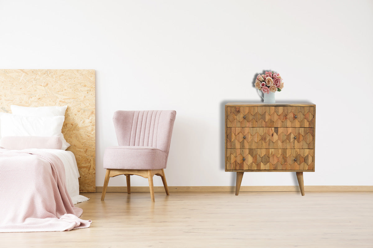 Pineapple Carved Chest